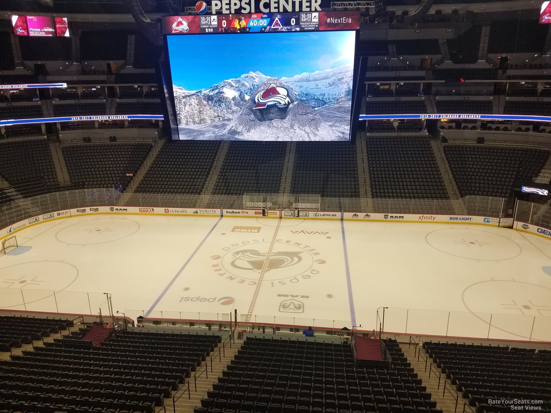 section 303, row 1 seat view  for hockey - ball arena