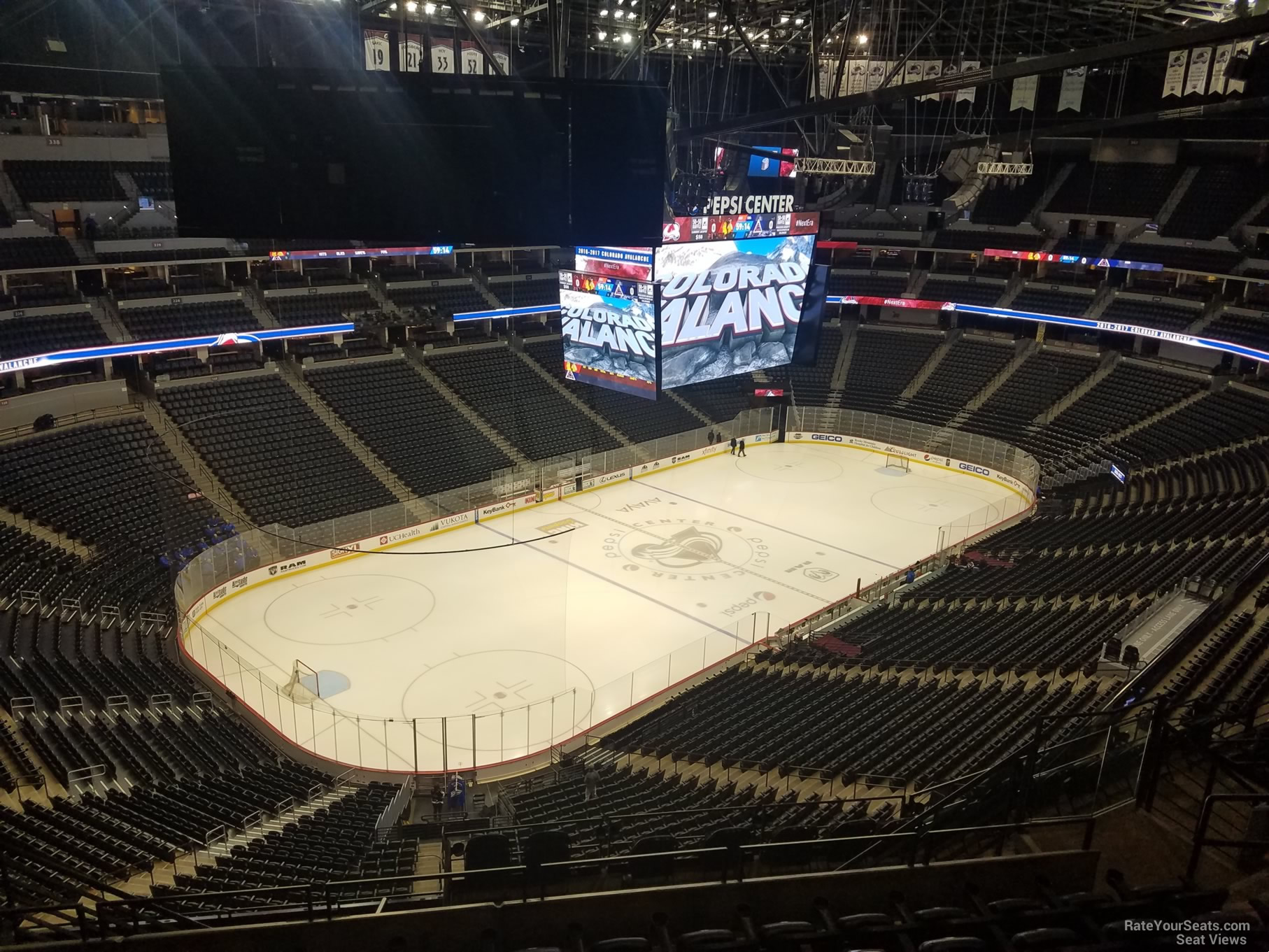 section 312, row 12 seat view  for hockey - ball arena