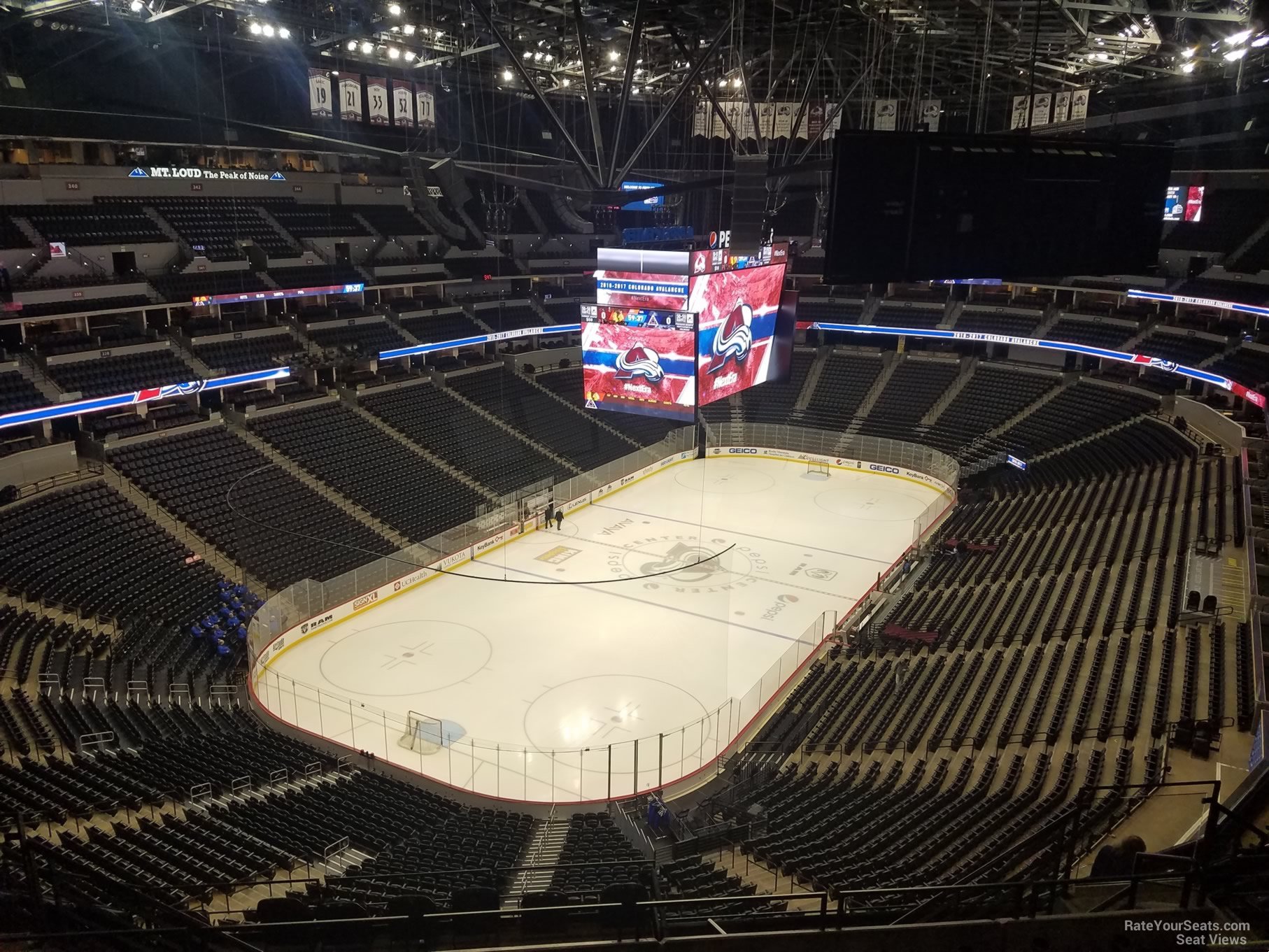 section 316, row 12 seat view  for hockey - ball arena