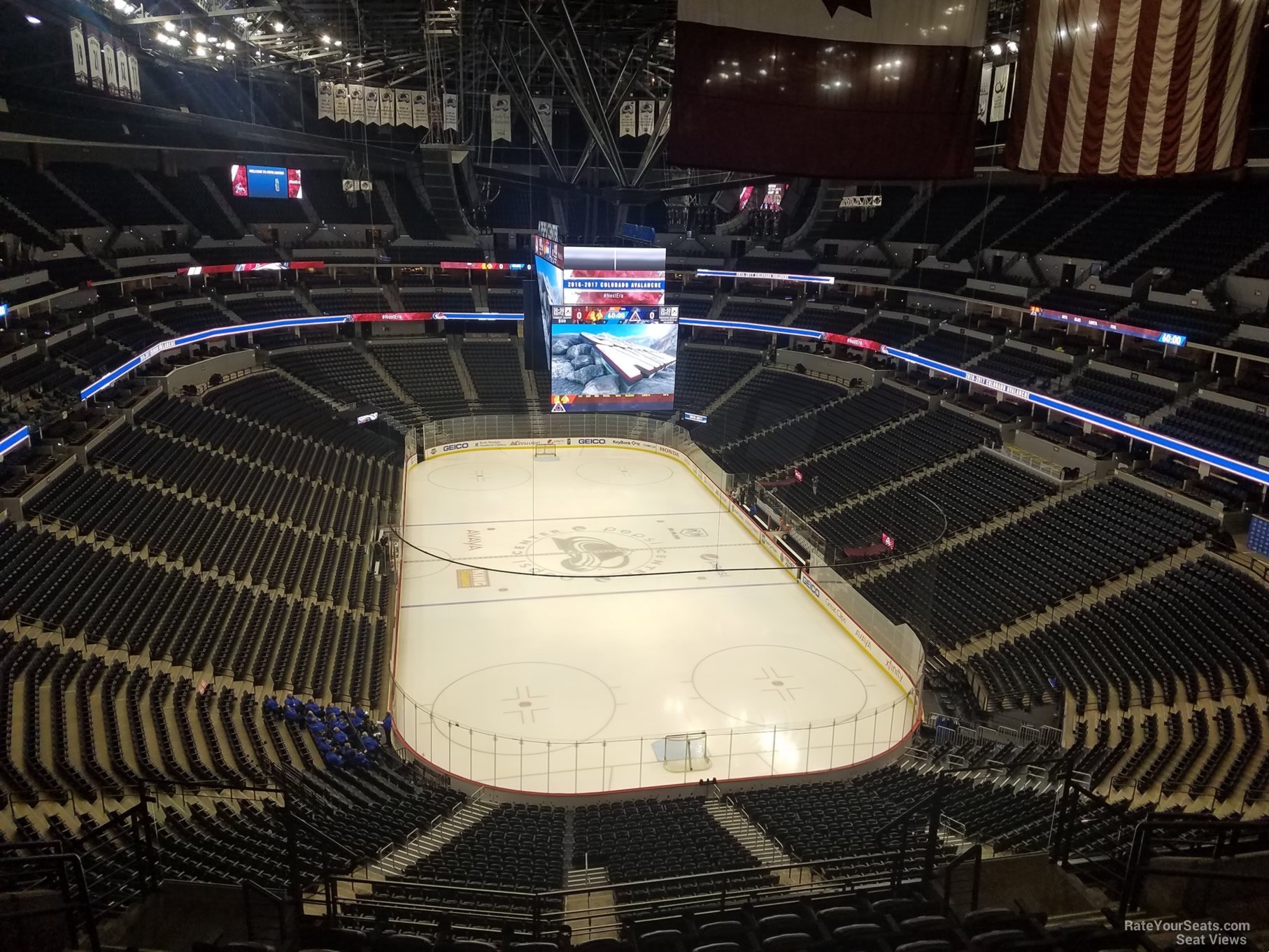section 324, row 12 seat view  for hockey - ball arena