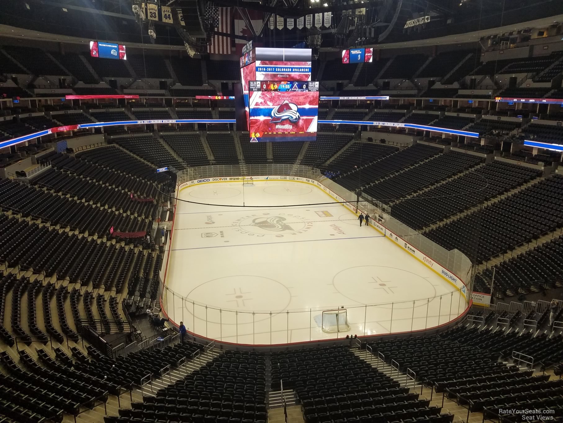 section 363, row 1 seat view  for hockey - ball arena
