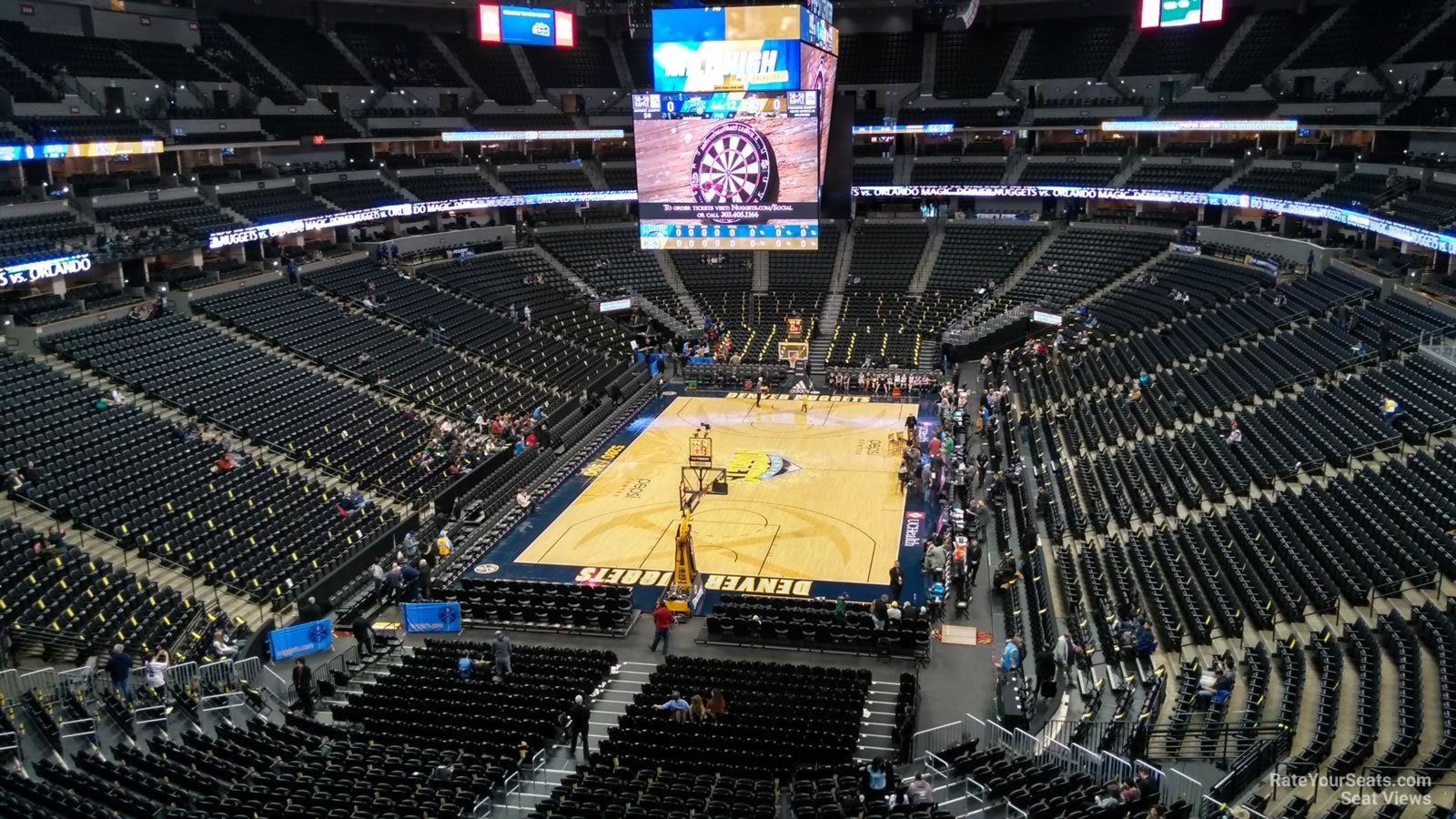 section 319, row 1 seat view  for basketball - ball arena