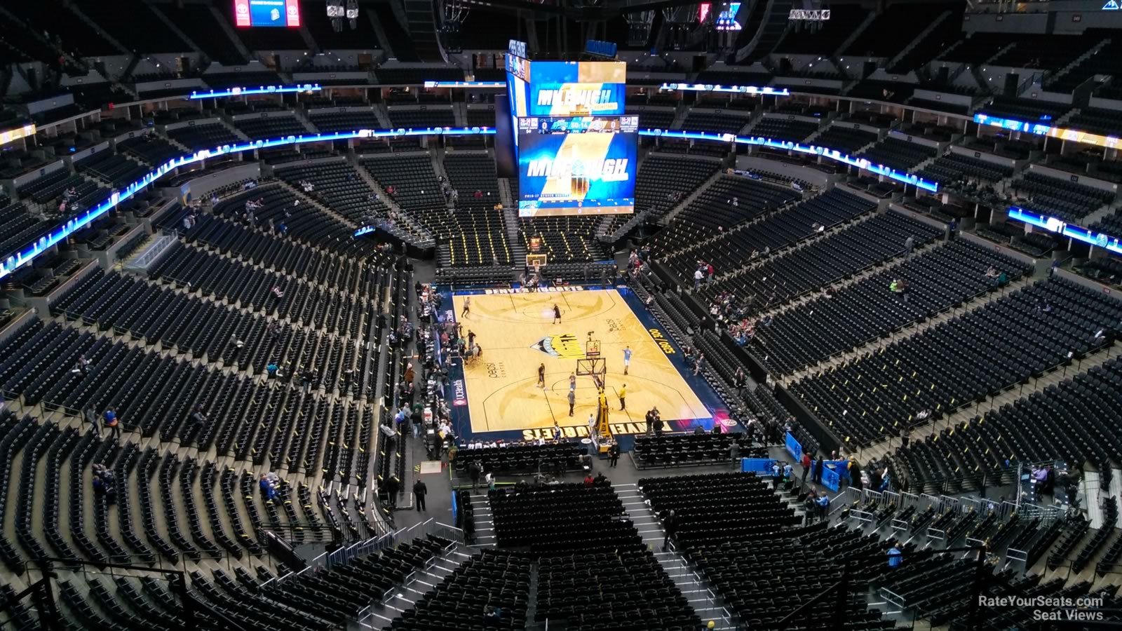 section 364, row 11 seat view  for basketball - ball arena