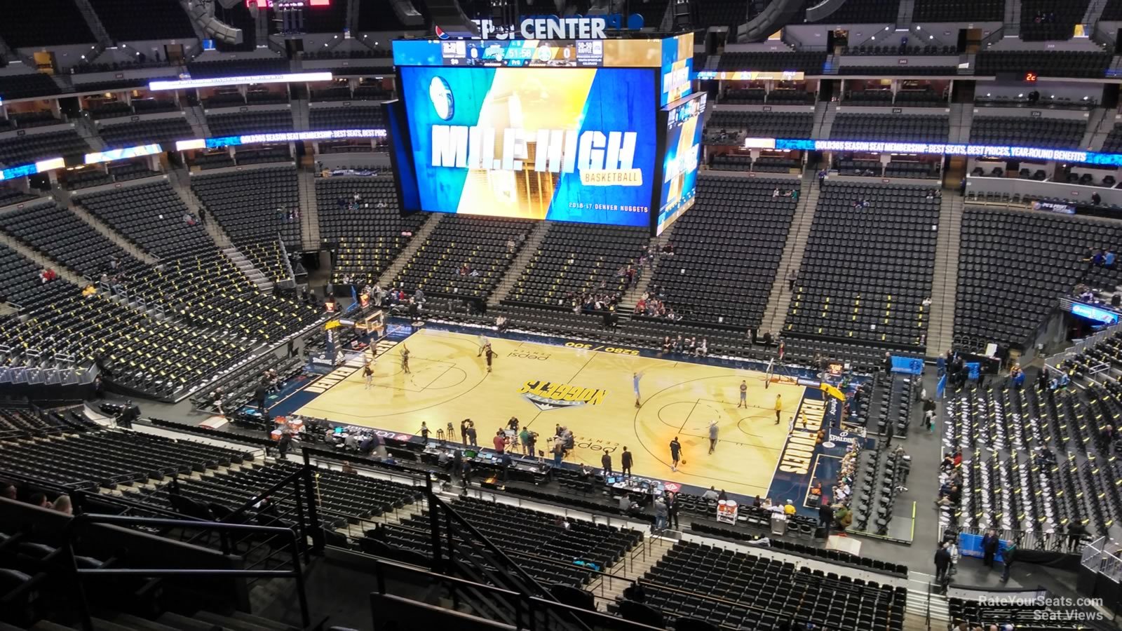 Pepsi Center Section 378 - Denver Nuggets - RateYourSeats.com1600 x 900