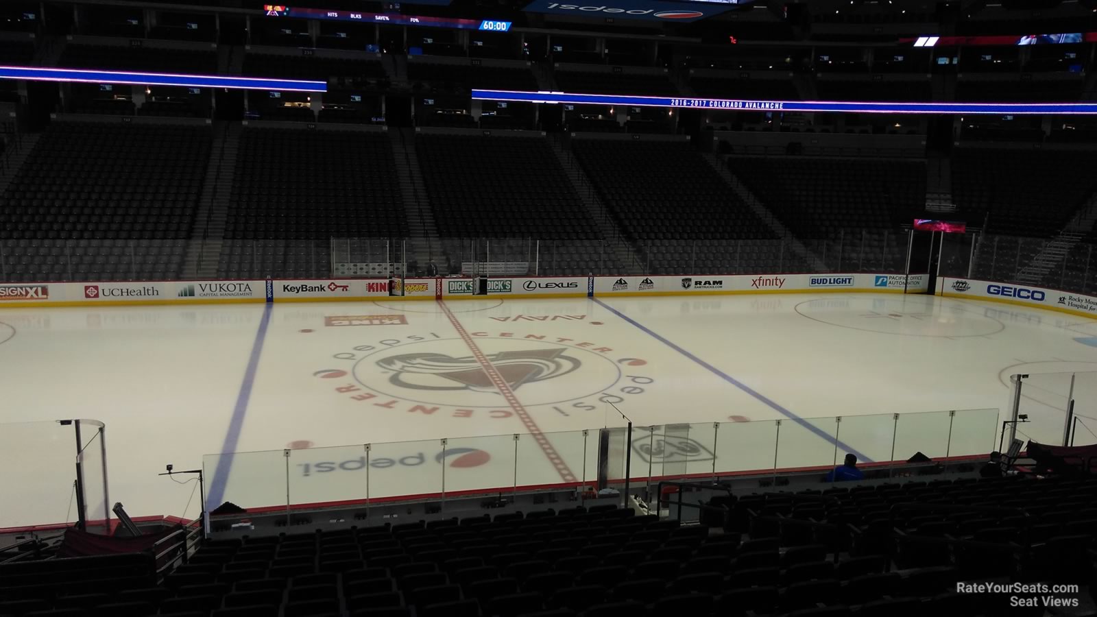 Section 102 at Ball Arena - Colorado Avalanche - RateYourSeats.com