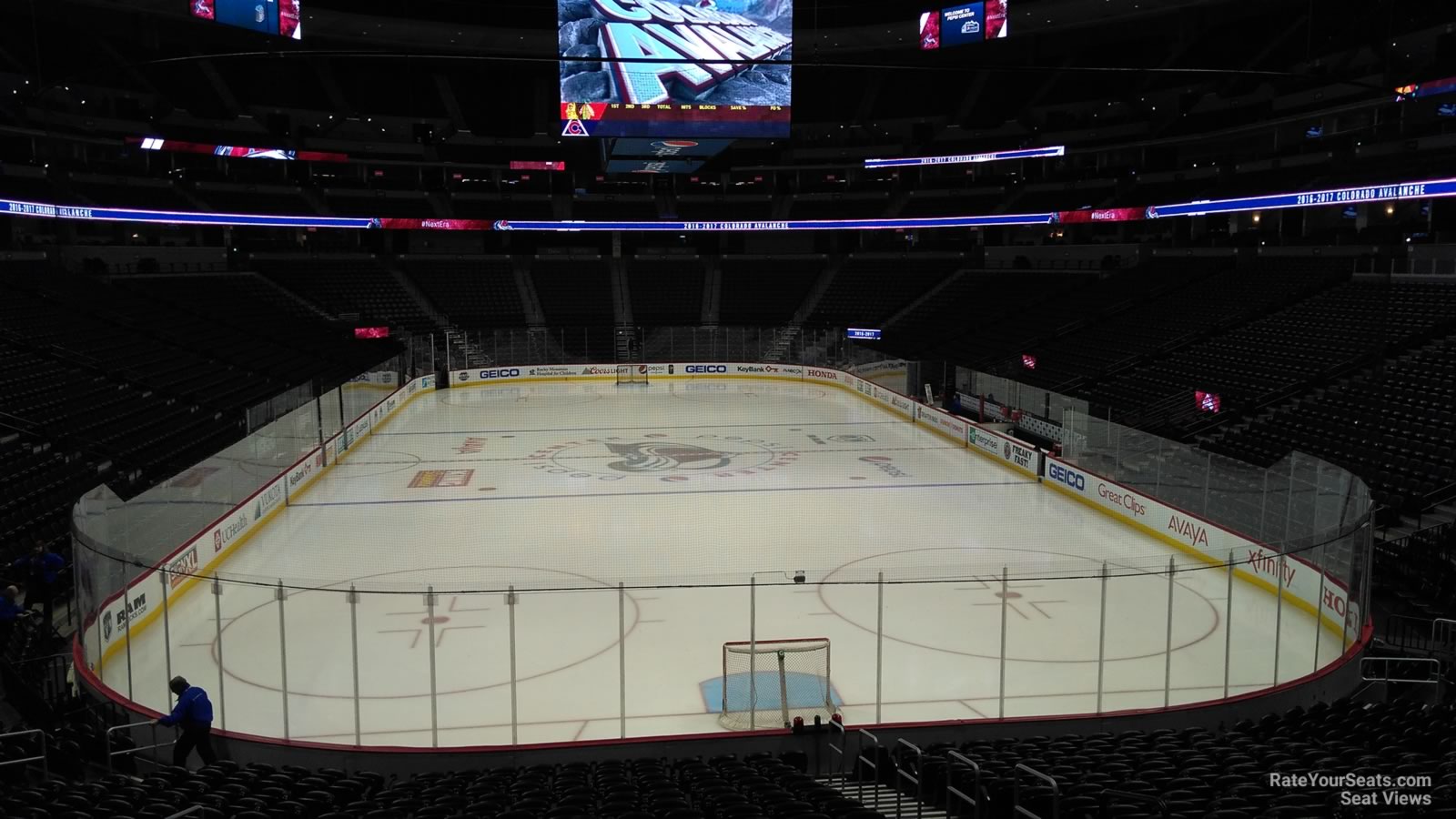 section 114, row 20 seat view  for hockey - ball arena