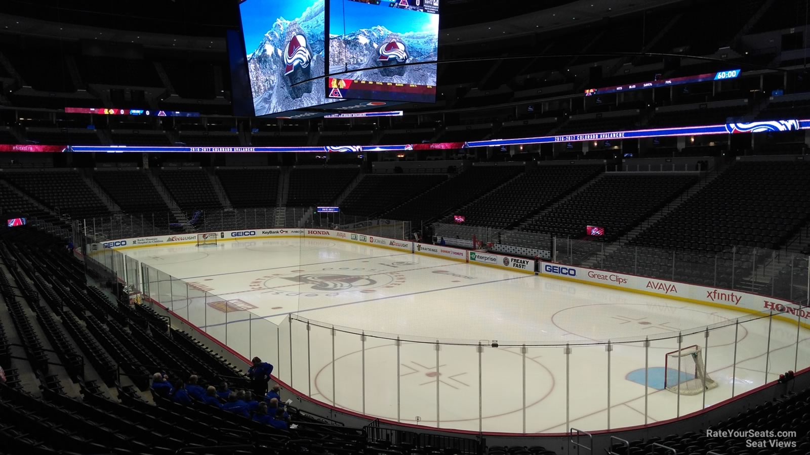 section 118, row 20 seat view  for hockey - ball arena