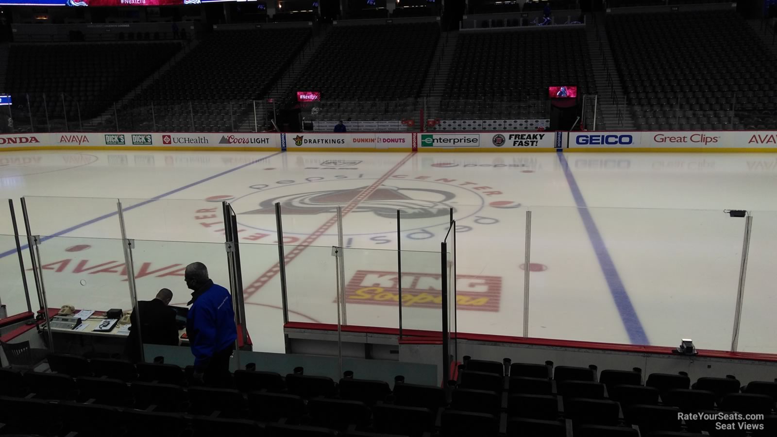 section 124, row 10 seat view  for hockey - ball arena