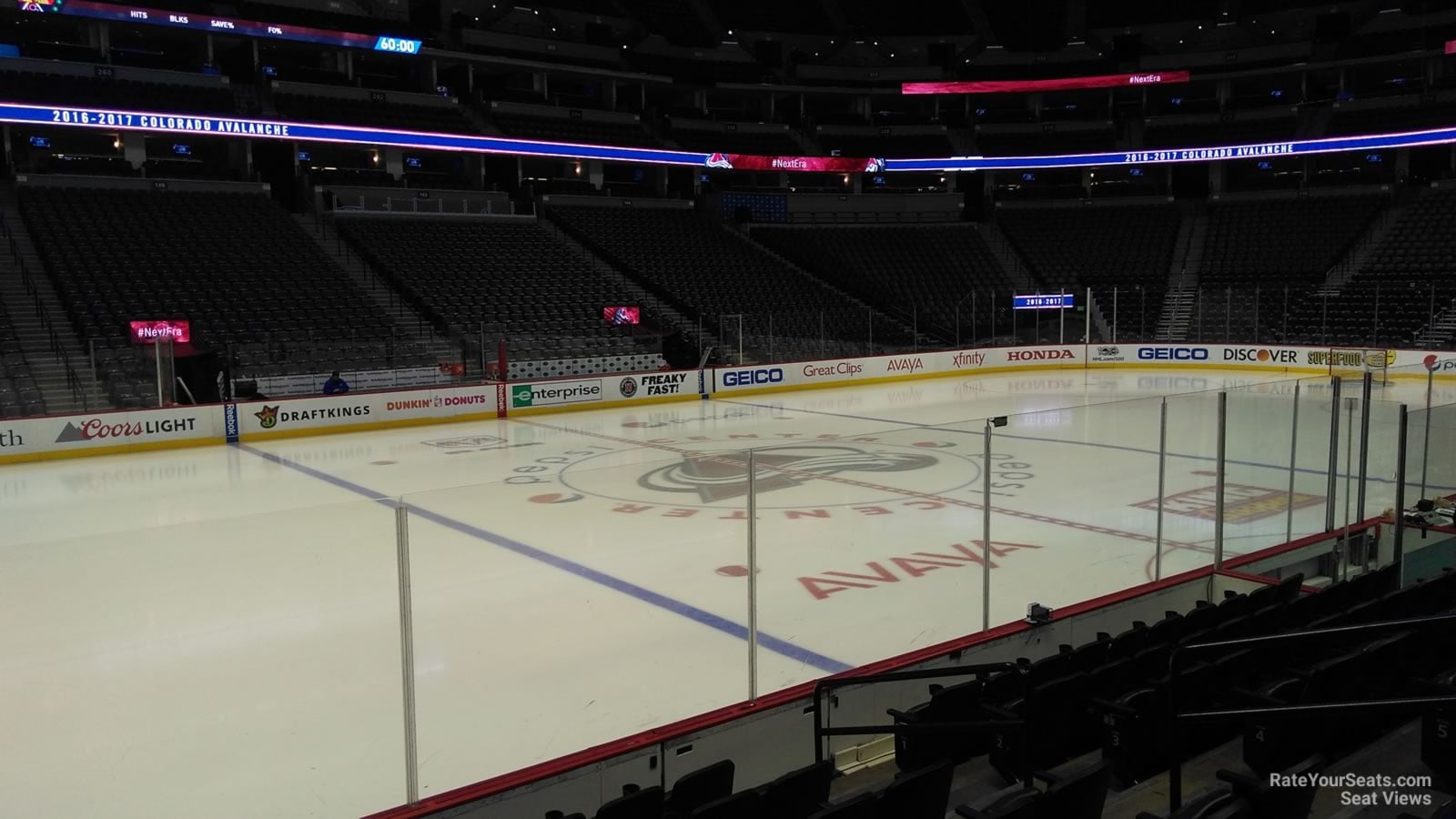 section 128, row 8 seat view  for hockey - ball arena