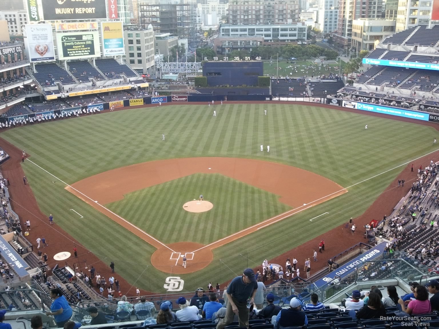 section 301, row 21 seat view  for baseball - petco park