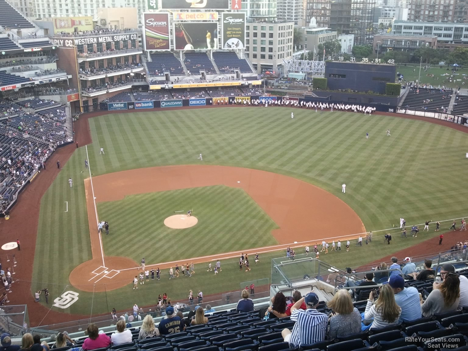 section 307, row 21 seat view  for baseball - petco park