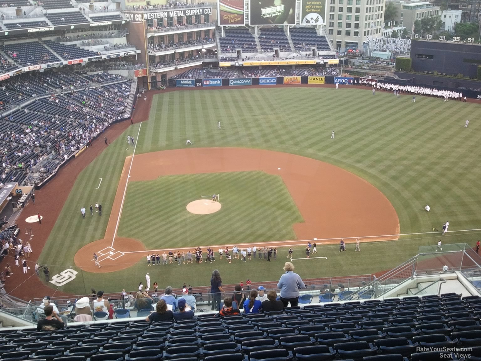 section 309, row 21 seat view  for baseball - petco park