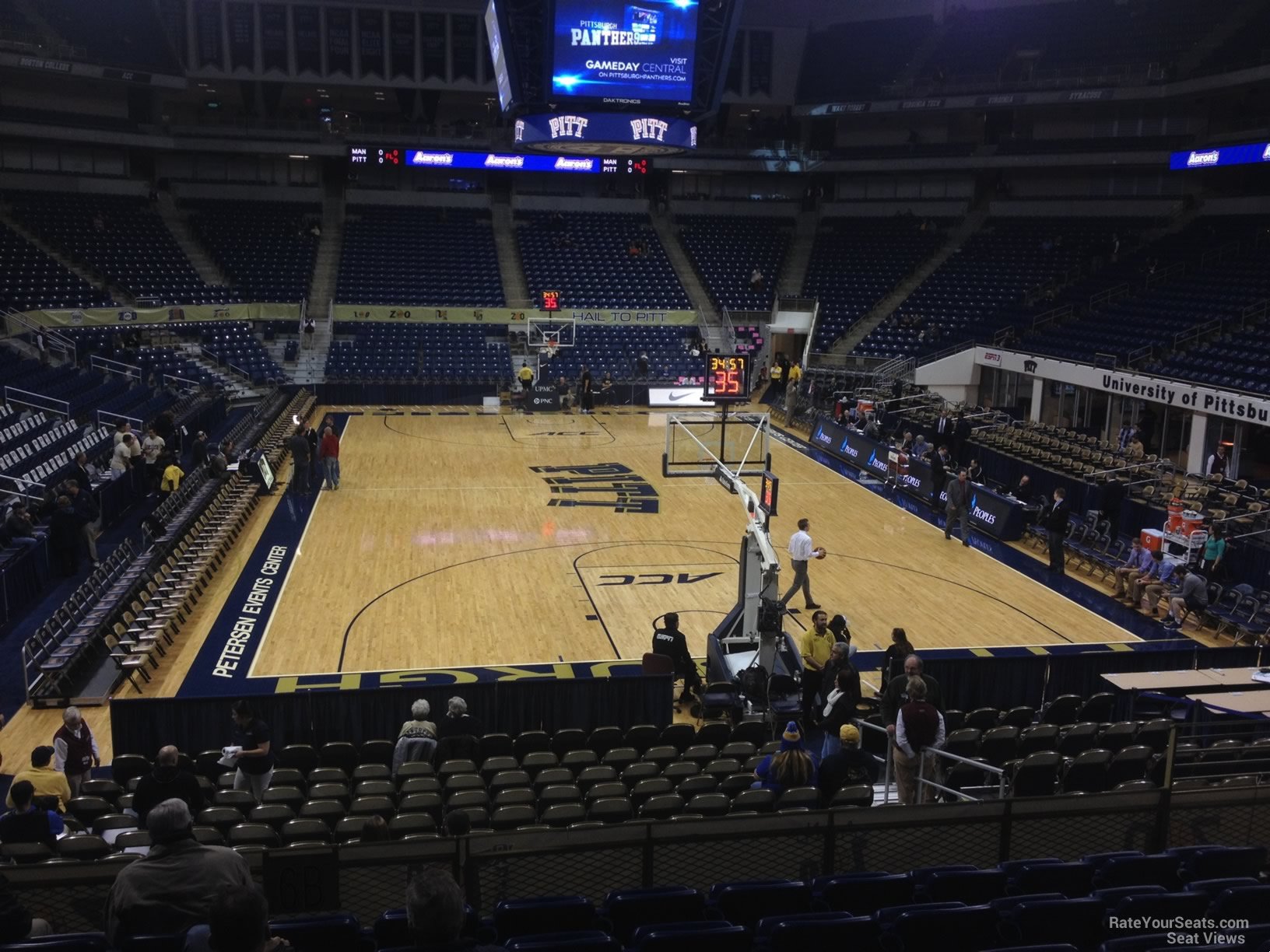 Petersen Event Center Seating Chart