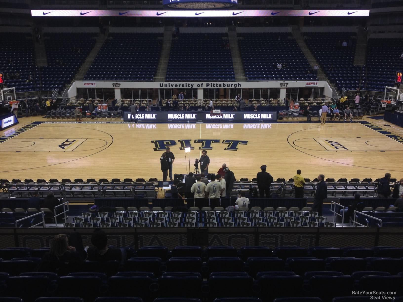 section 108, row n seat view  - petersen events center