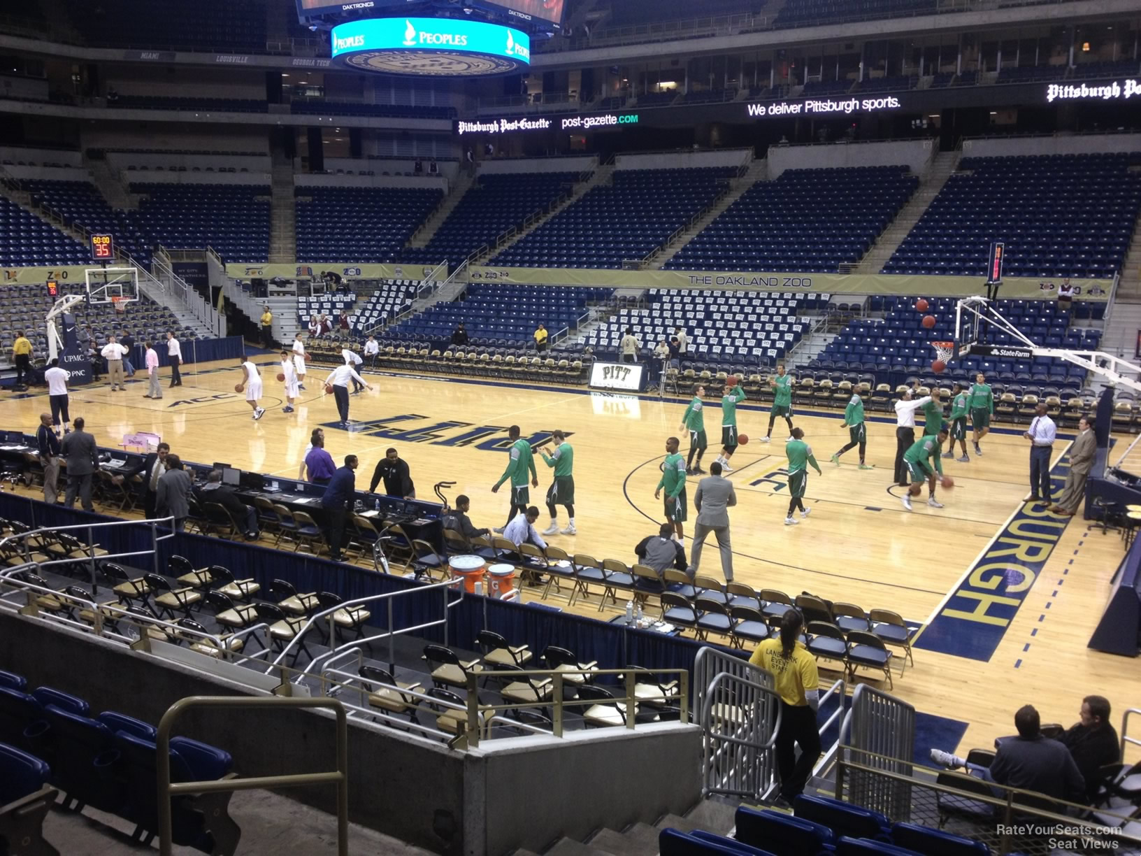 section 119, row h seat view  - petersen events center