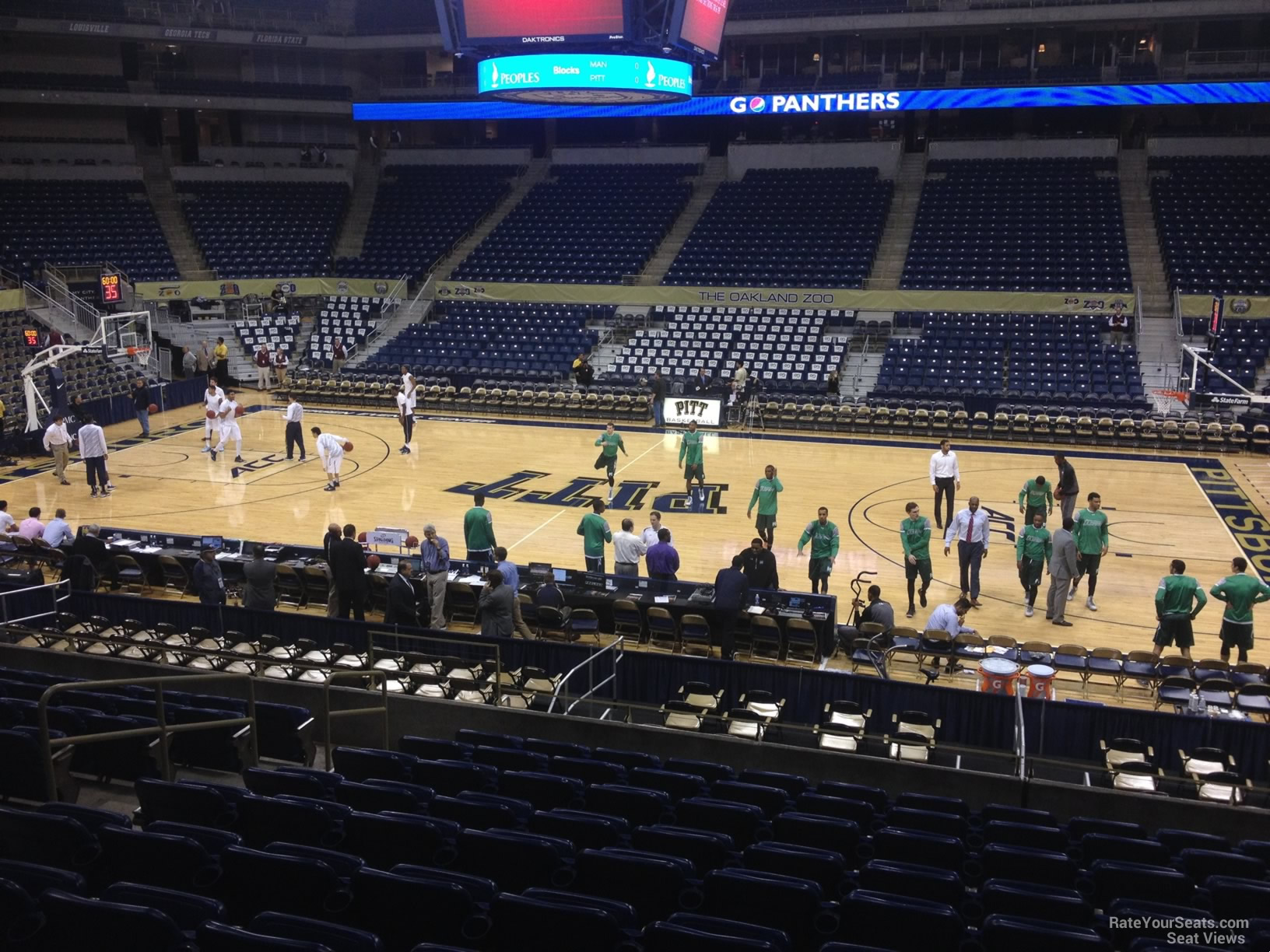 Peterson Event Center Basketball Seating Chart