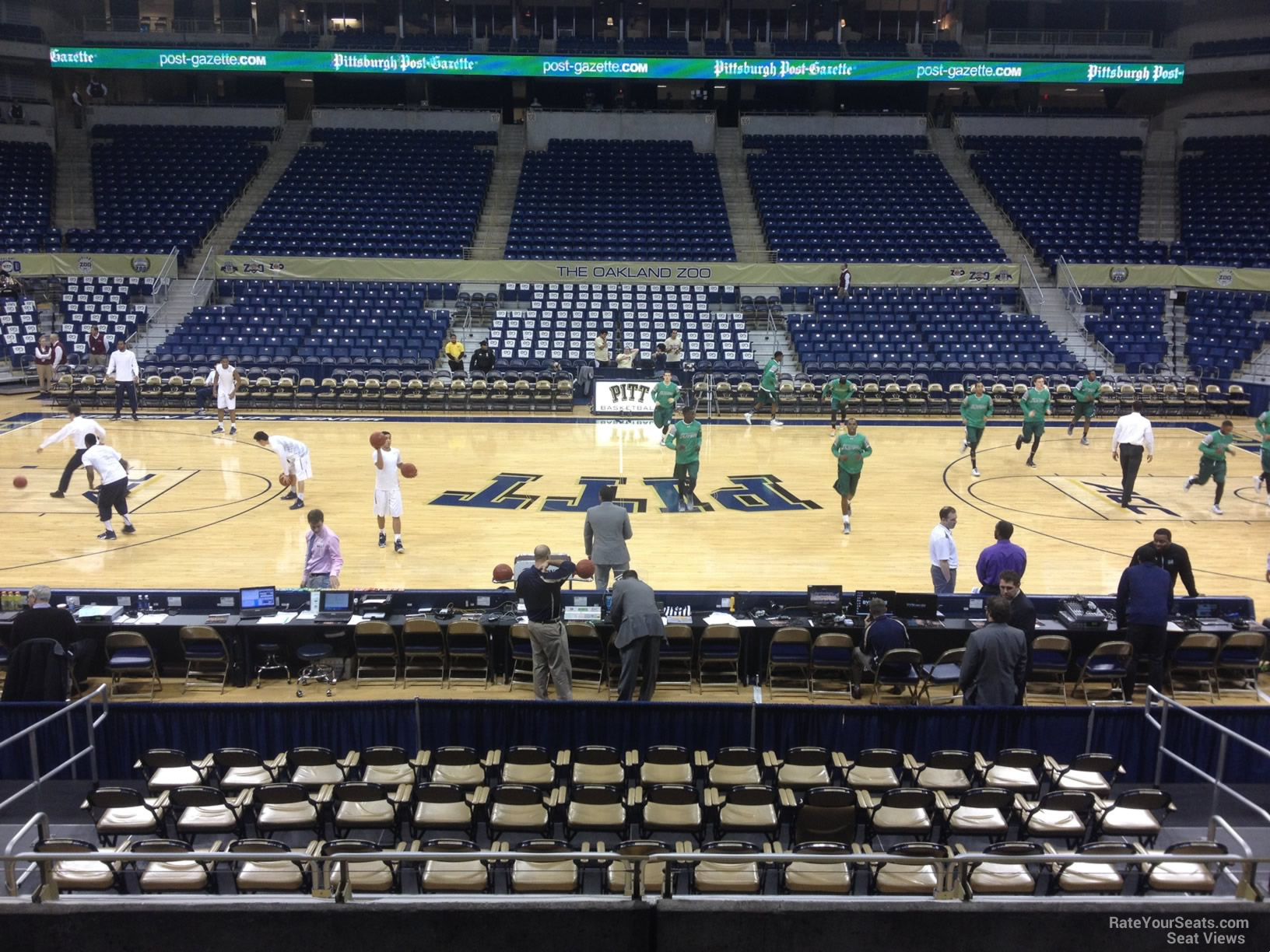 section 121, row h seat view  for basketball - petersen events center