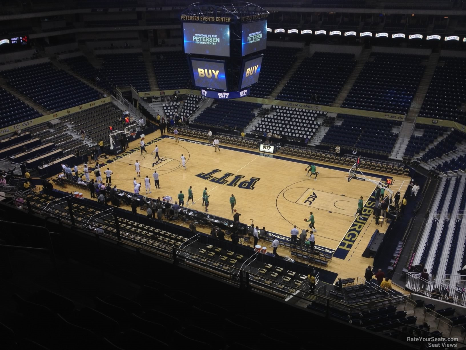 section 219, row f seat view  - petersen events center