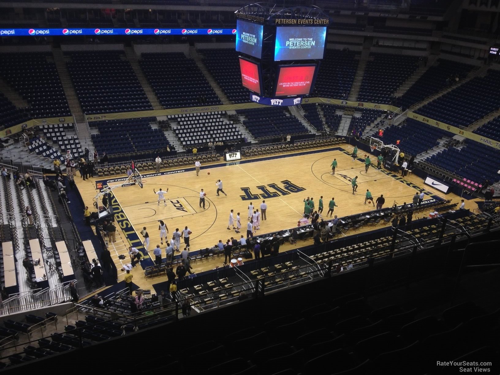 section 223, row f seat view  - petersen events center
