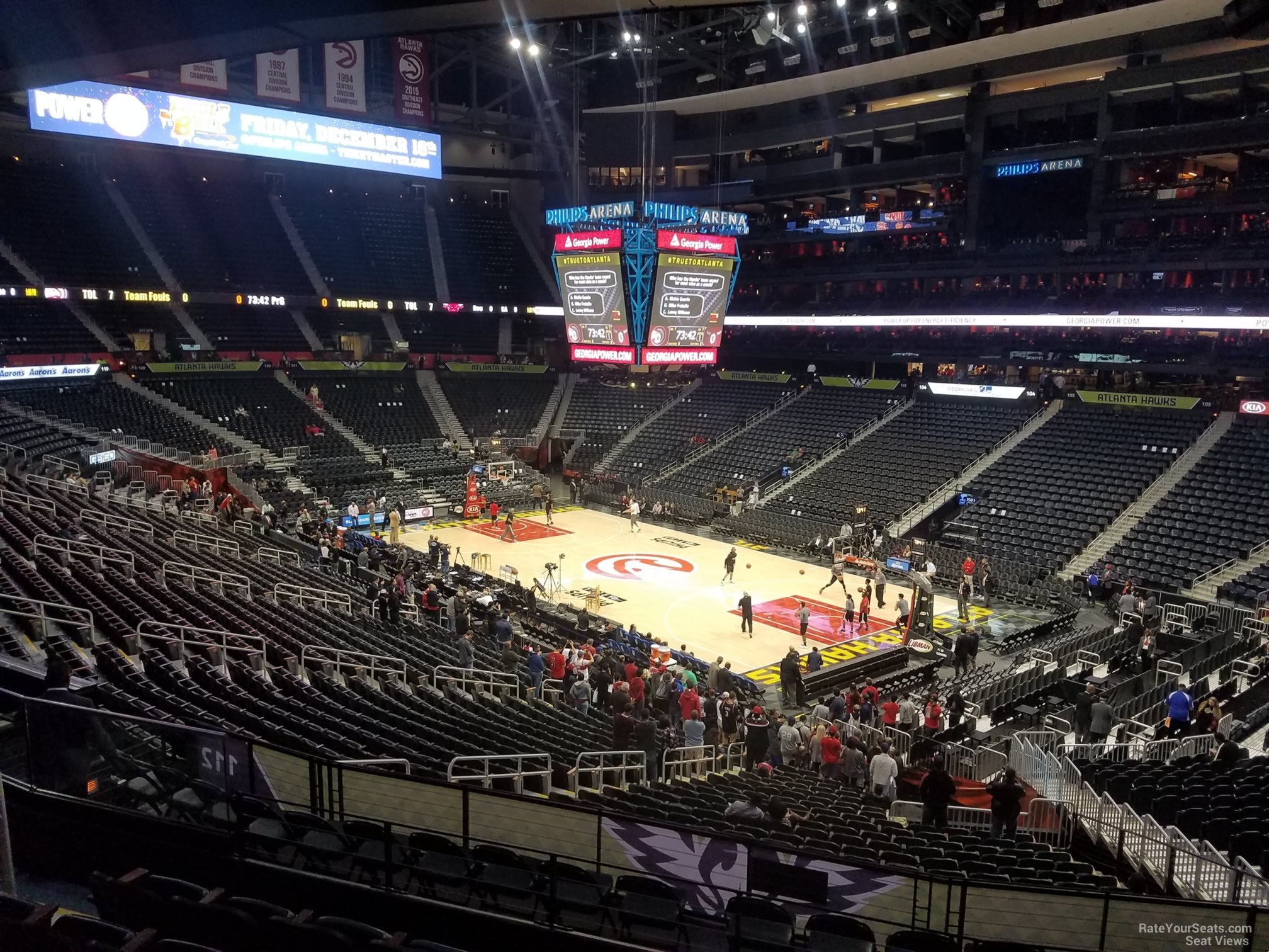 Middle Level End Philips Arena Basketball Seating RateYourSeats middle-level-end-philips-arena-basketball-seating-rateyourseats