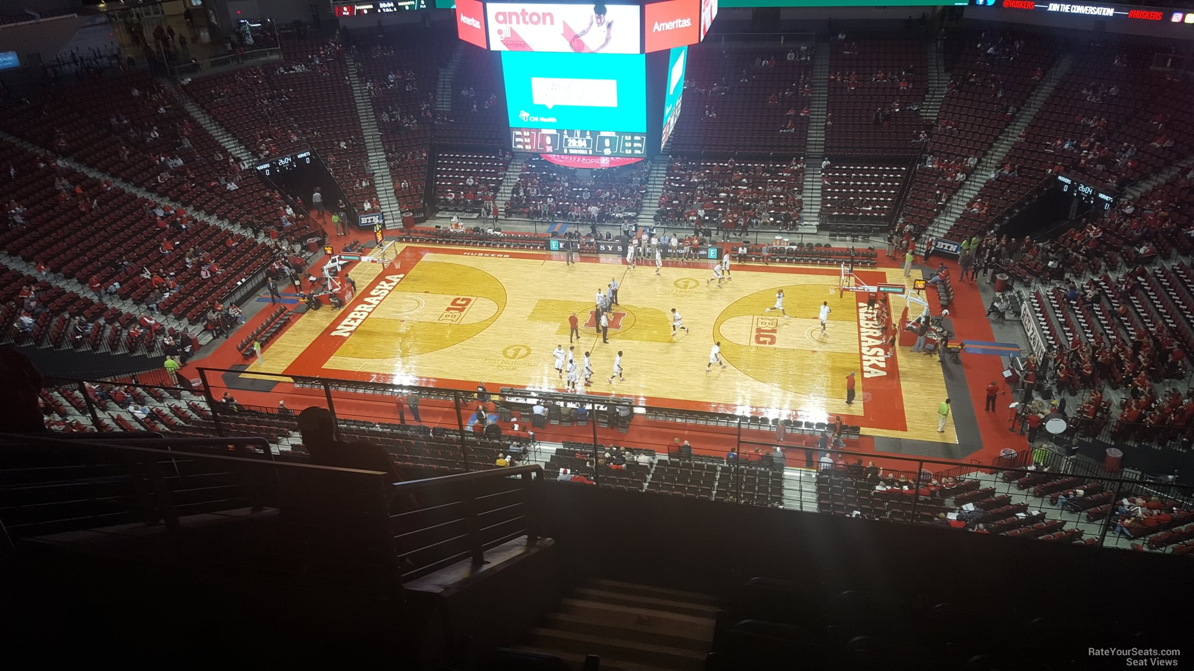 Section 318 at Pinnacle Bank Arena - Nebraska Basketball 