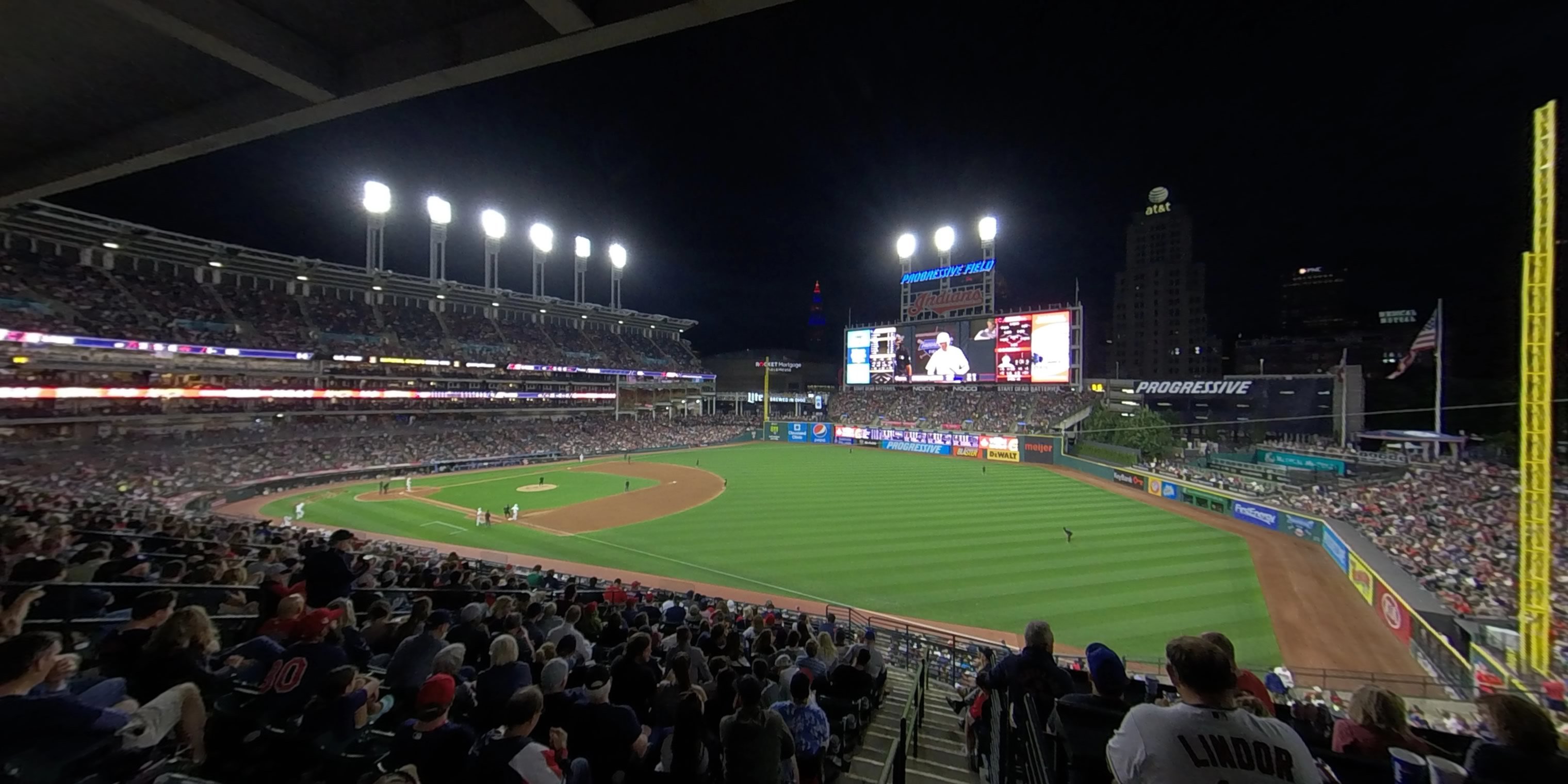 section 326 panoramic seat view  - progressive field
