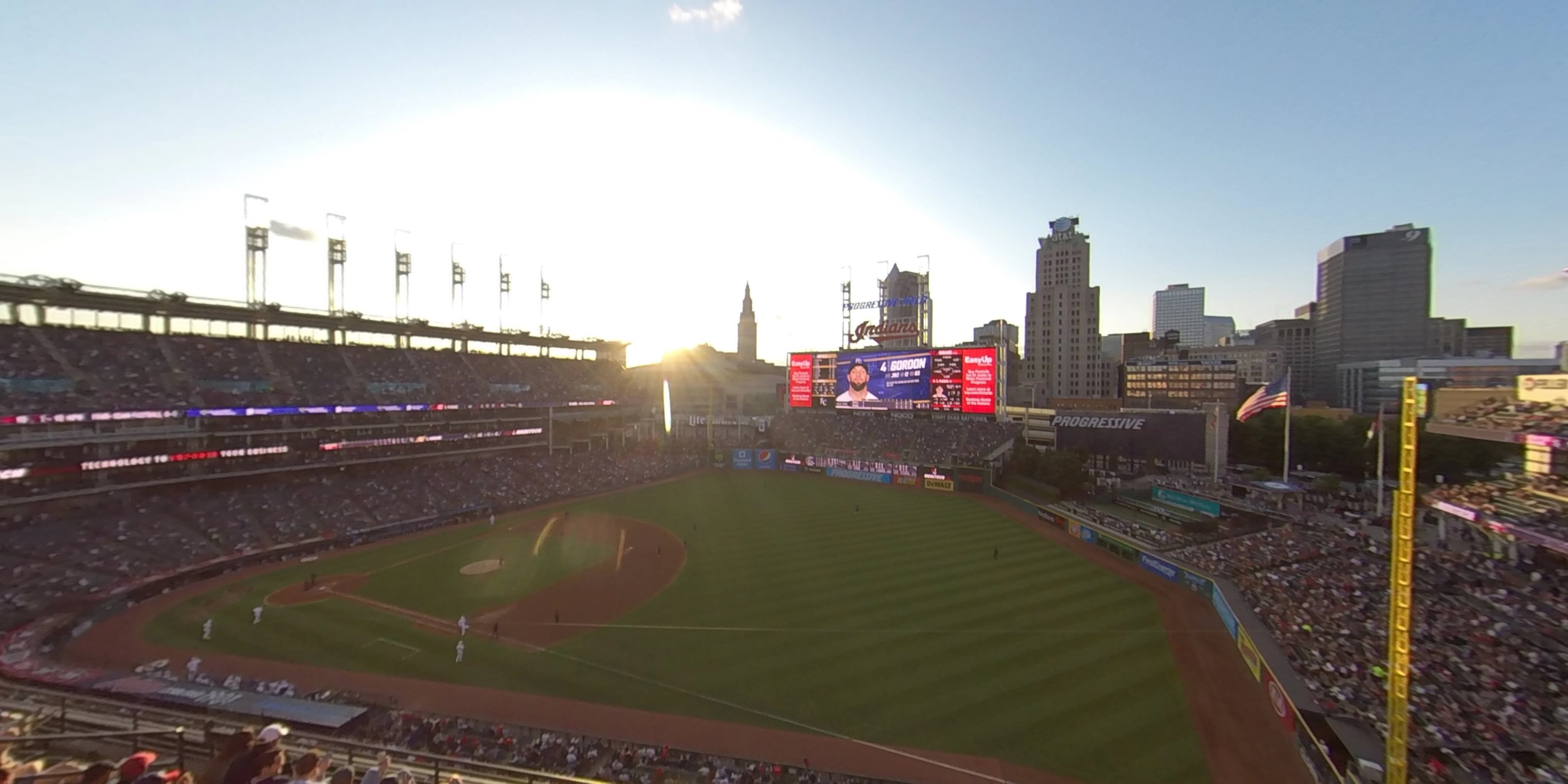 section 429 panoramic seat view  - progressive field