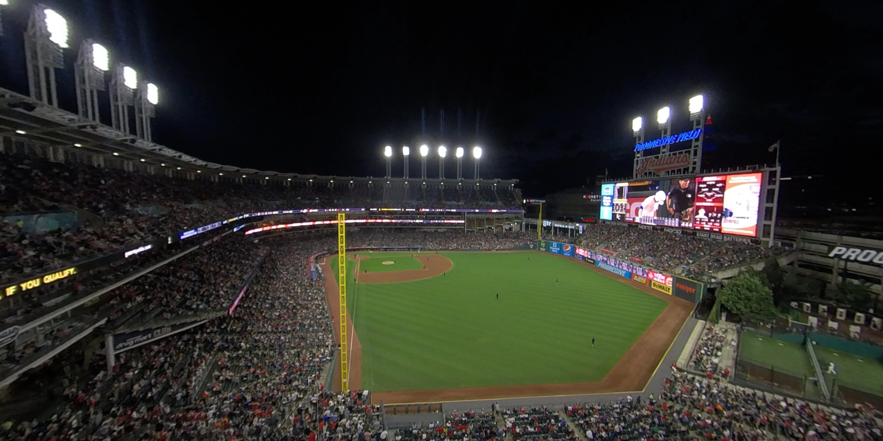 section 514 panoramic seat view  - progressive field