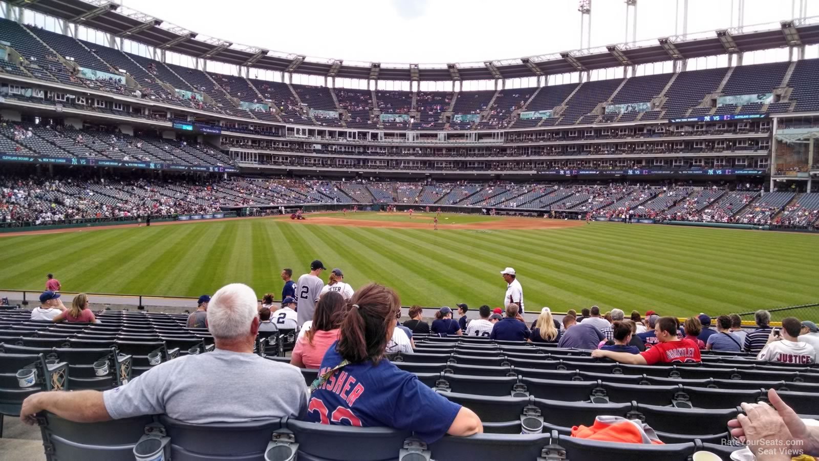 section 101, row t seat view  - progressive field
