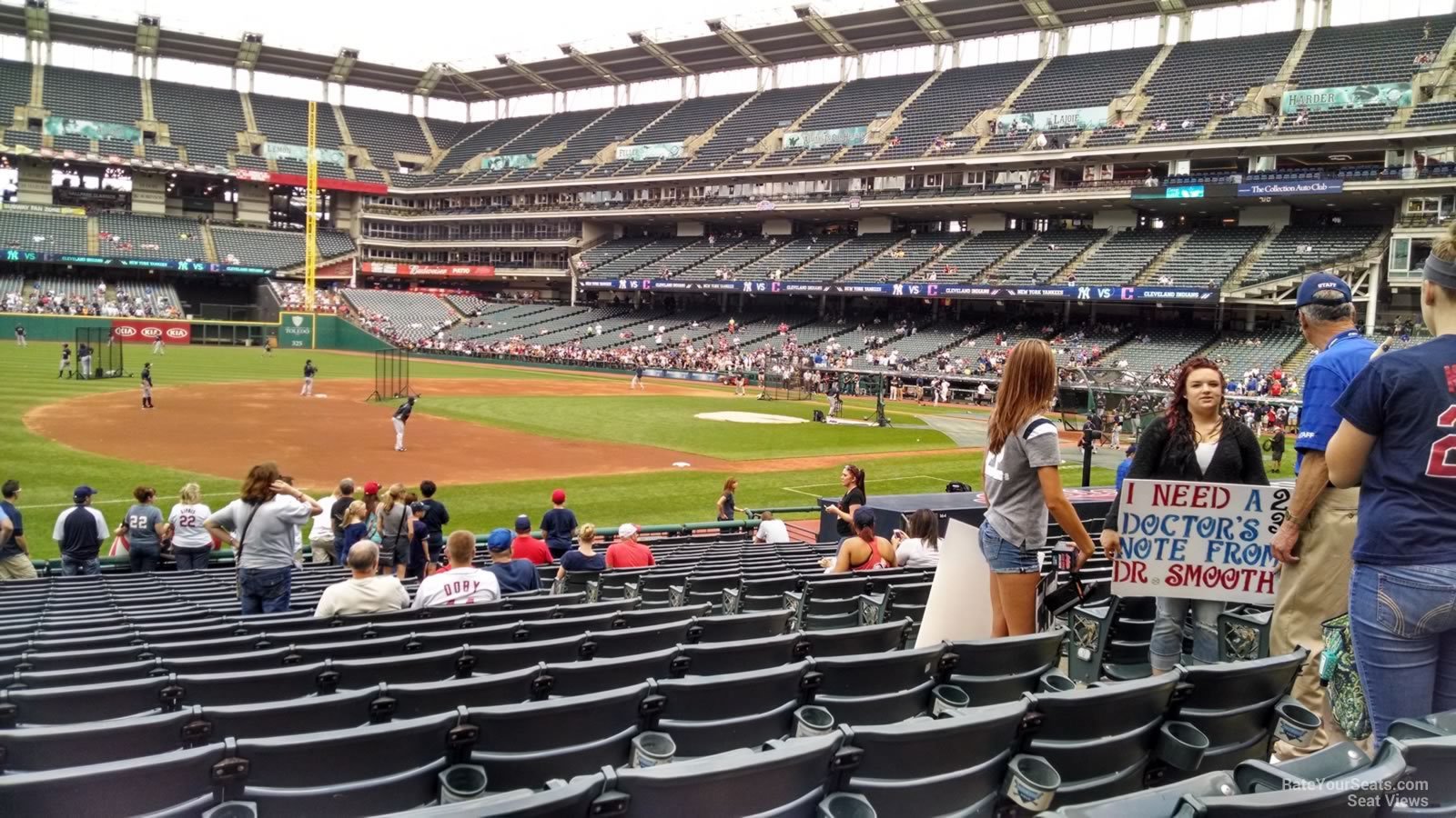 progressive field section 167 rateyourseats com progressive field seating charts