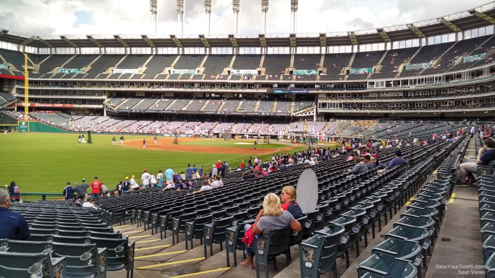section 177, row bb seat view  - progressive field