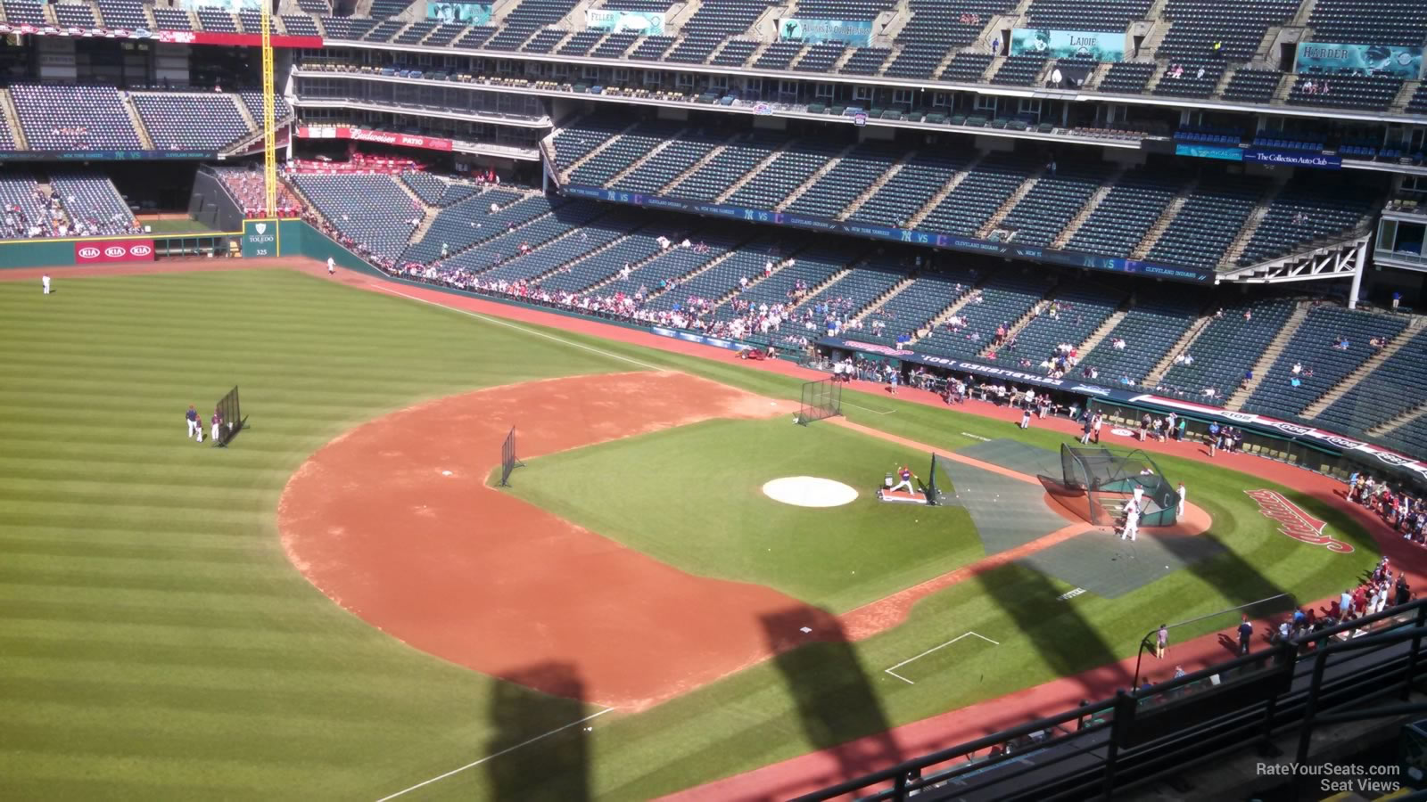 section 472, row e seat view  - progressive field