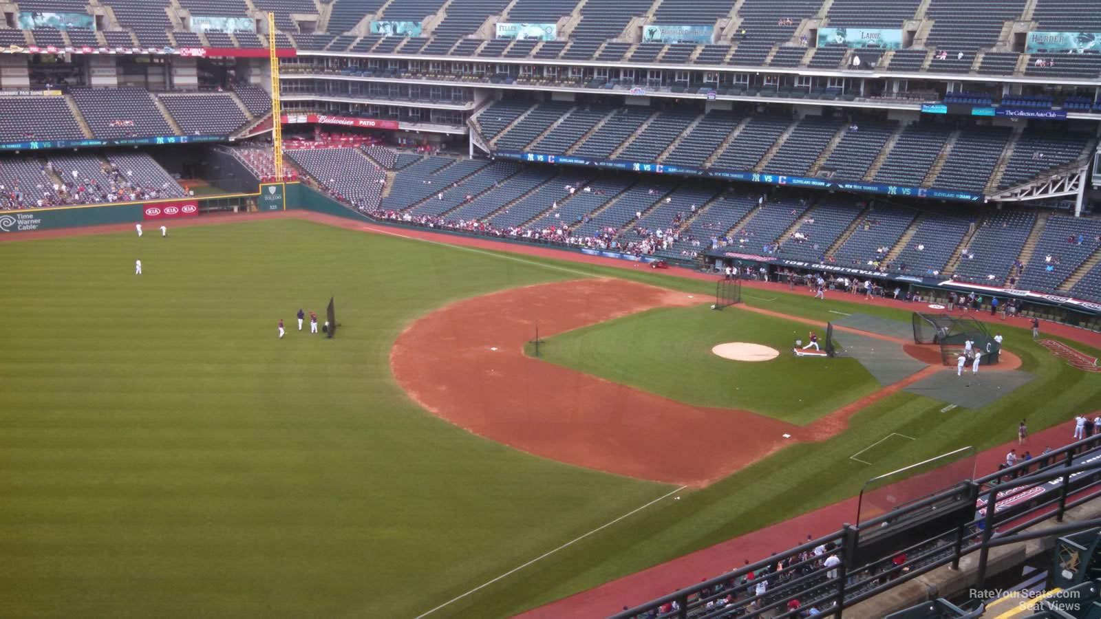 section 475, row e seat view  - progressive field