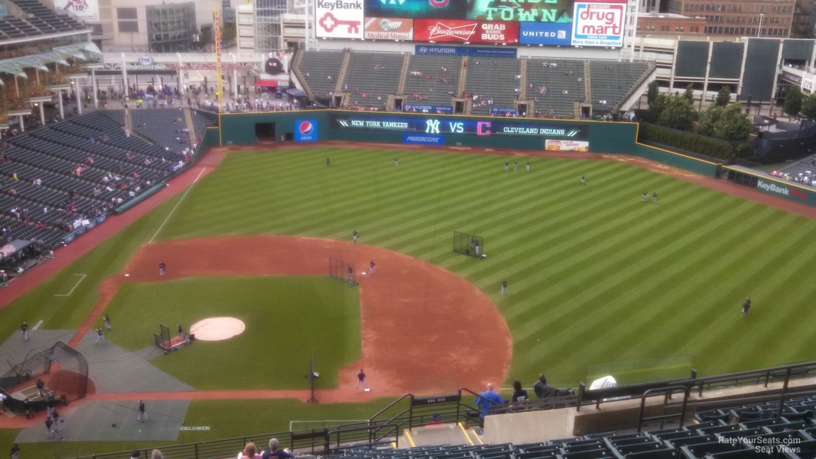 Progressive Field Seating Chart Rows