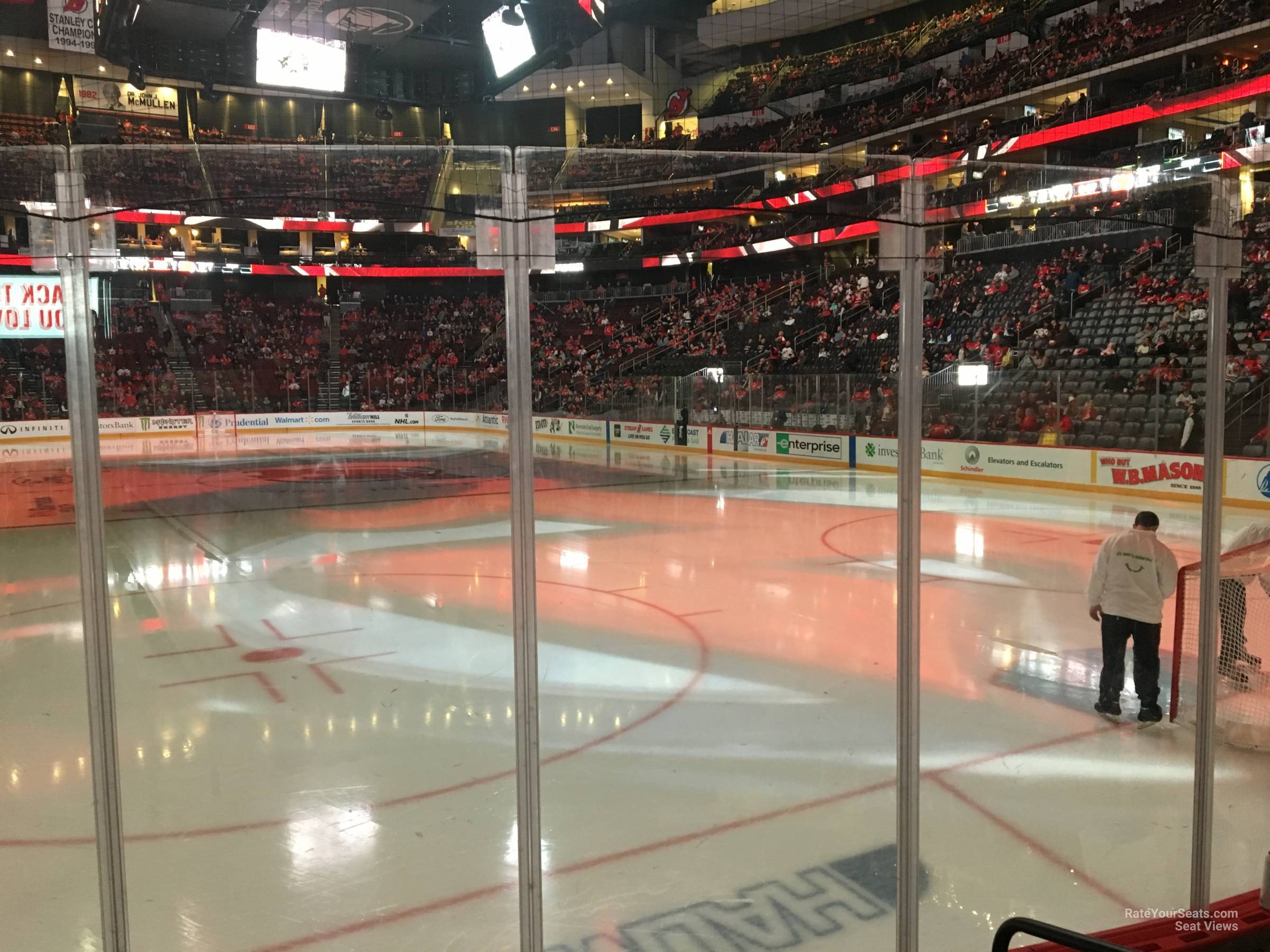 section 12, row 5 seat view  for hockey - prudential center
