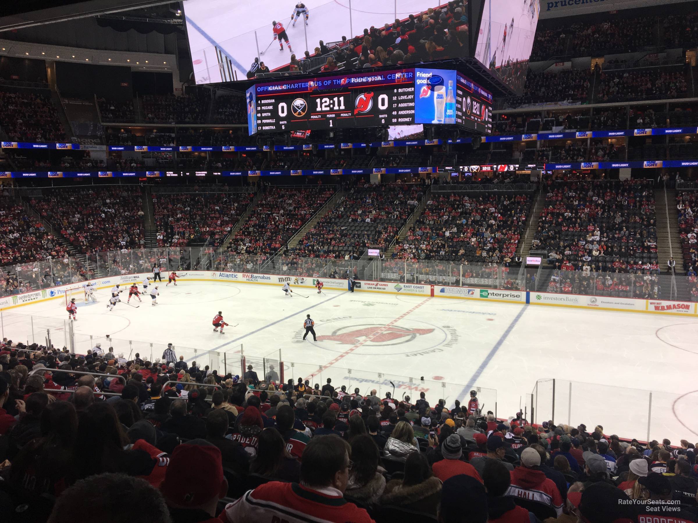 section 9, row 24 seat view  for hockey - prudential center