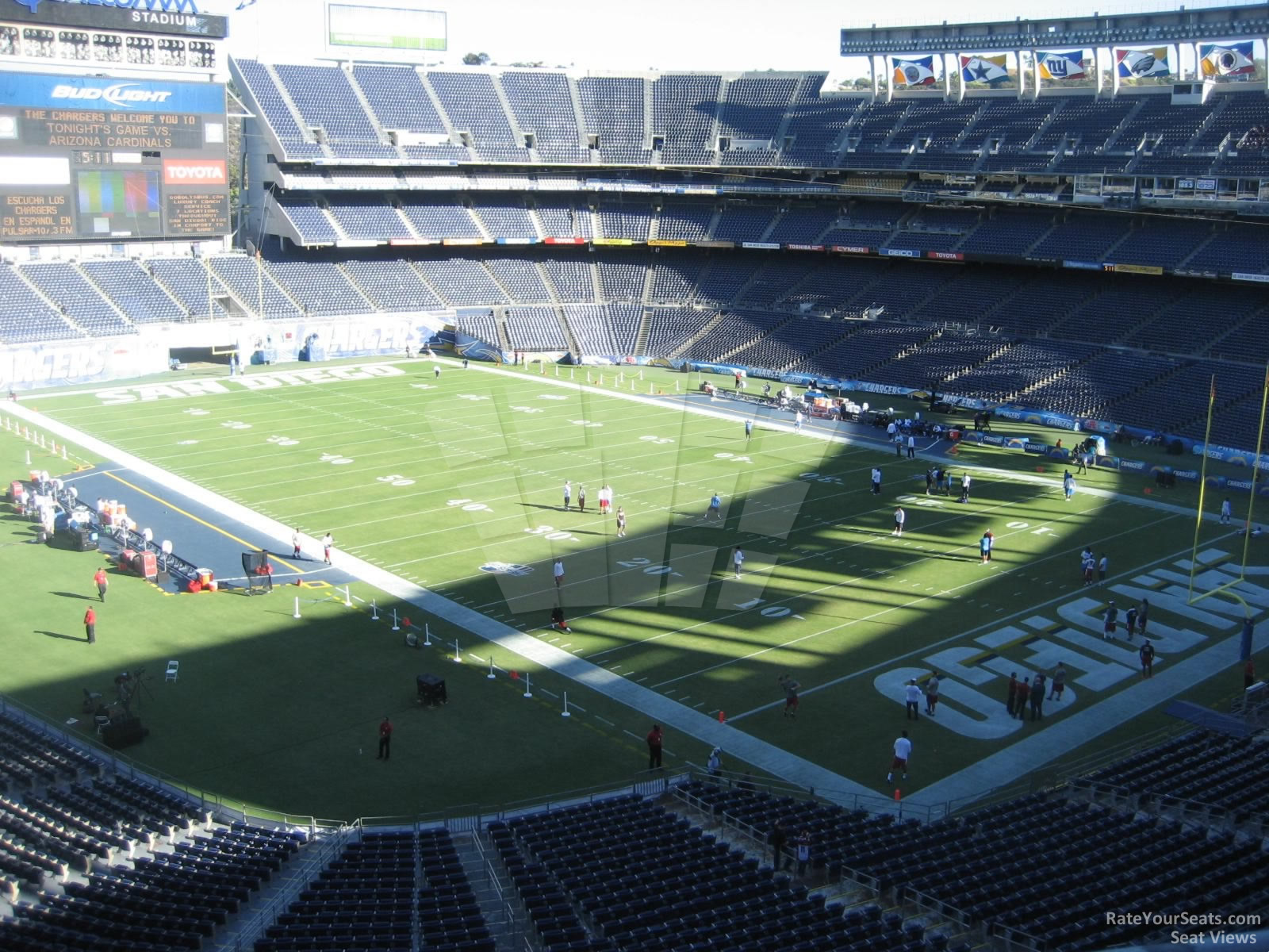 press level 15 at sdccu stadium rateyourseats com qualcomm stadium football seating chart