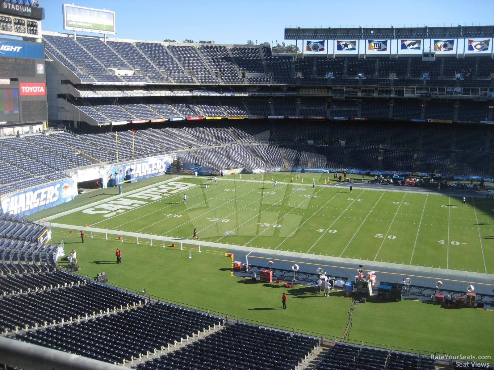 sdccu stadium press level 6 rateyourseats com qualcomm stadium seating chart sdsu