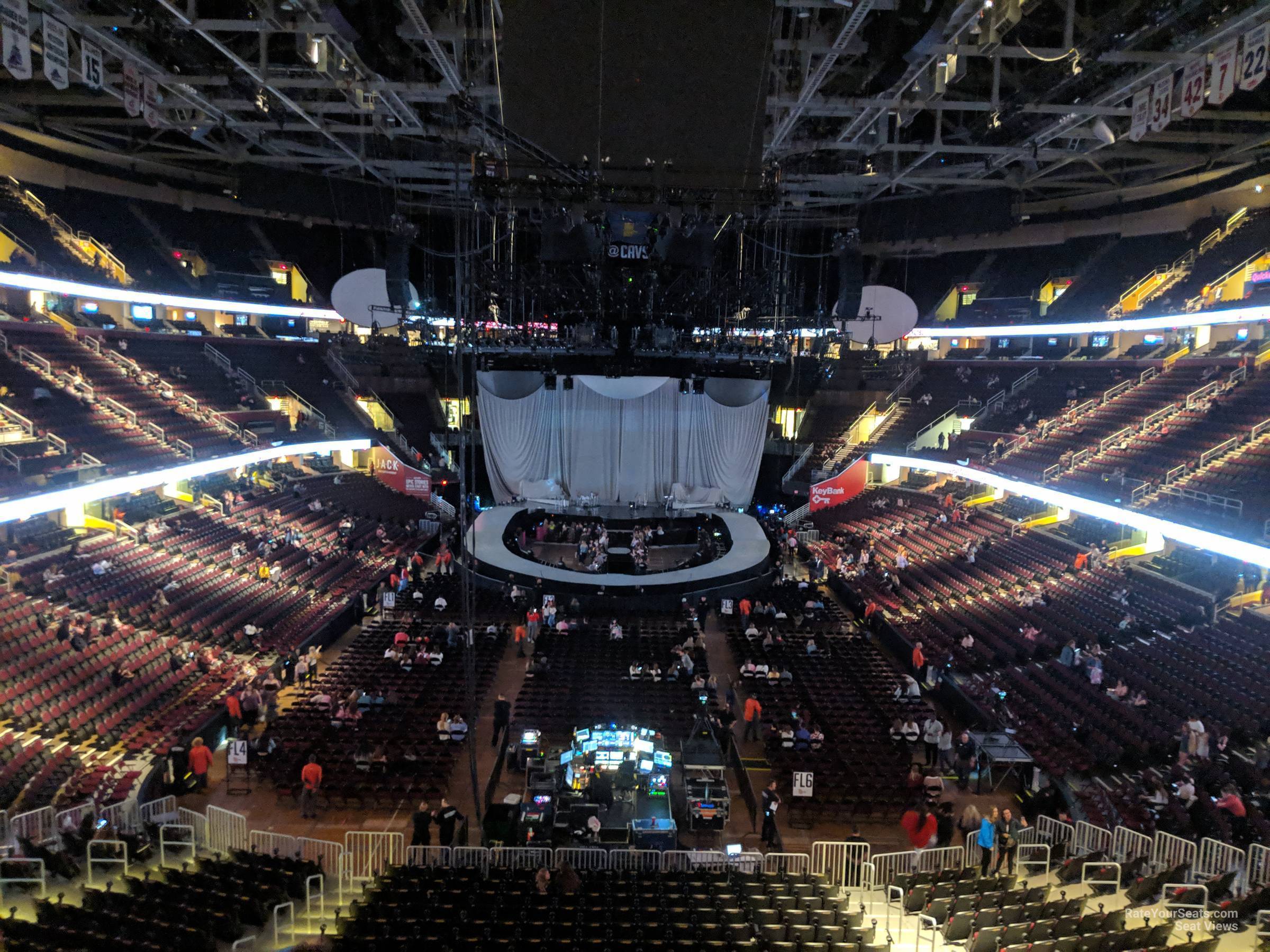 section m101, row 10 seat view  for concert - rocket mortgage fieldhouse