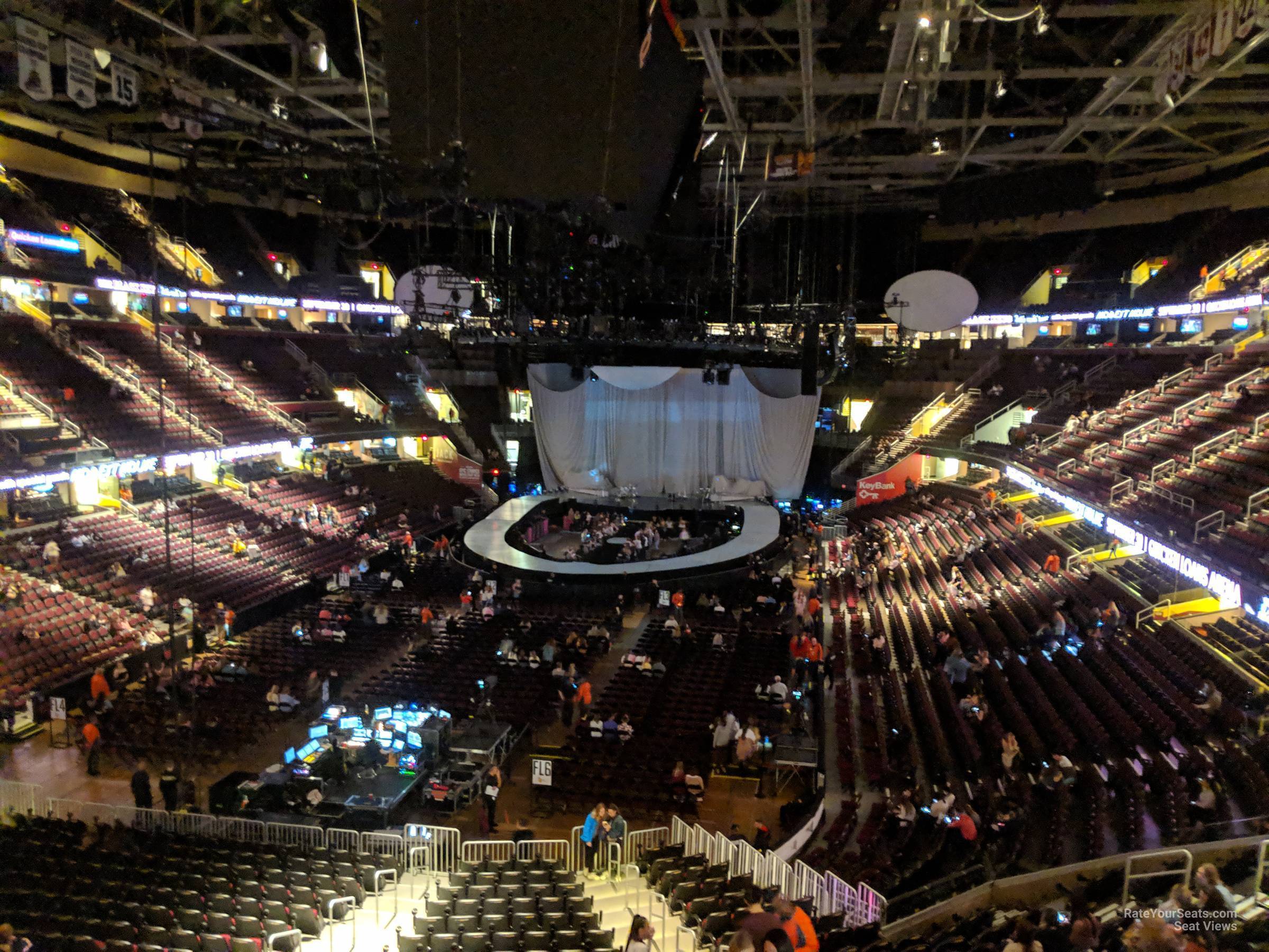 section m126, row 10 seat view  for concert - rocket mortgage fieldhouse
