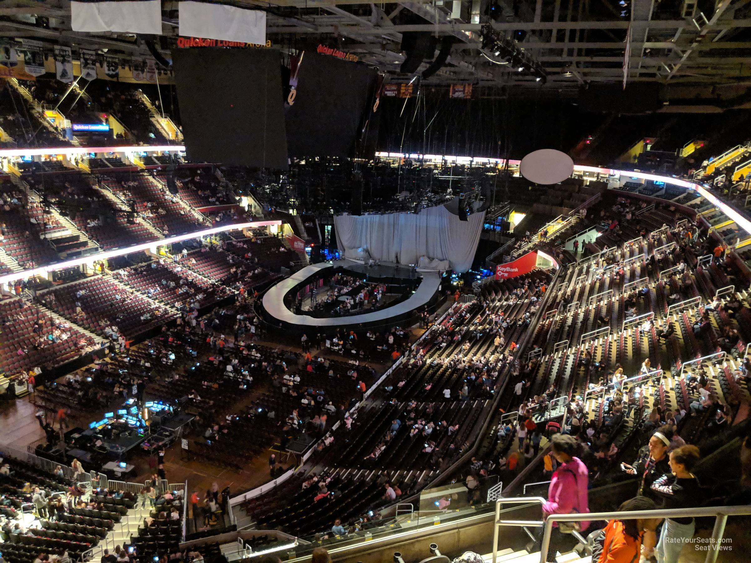 section 229, row 7 seat view  for concert - rocket mortgage fieldhouse