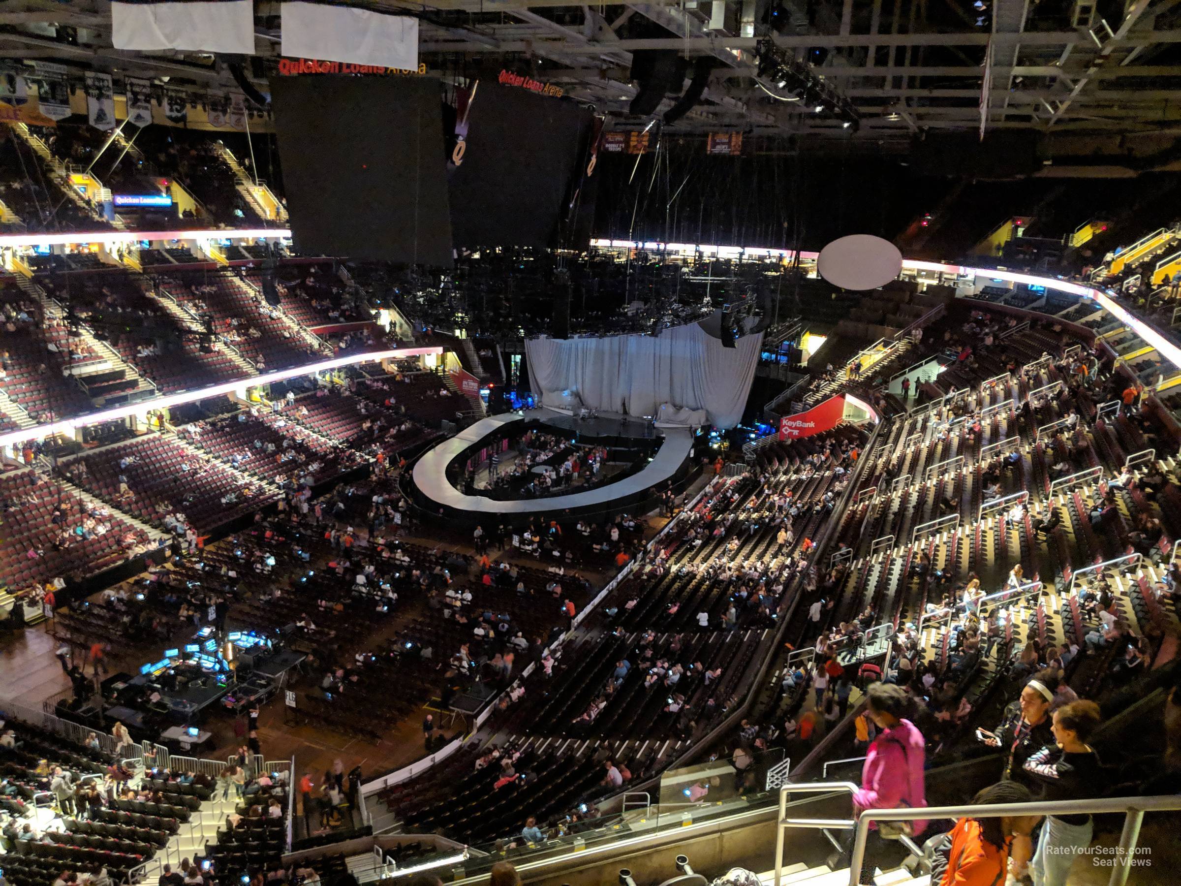 section 229, row 7 seat view  for concert - rocket arena