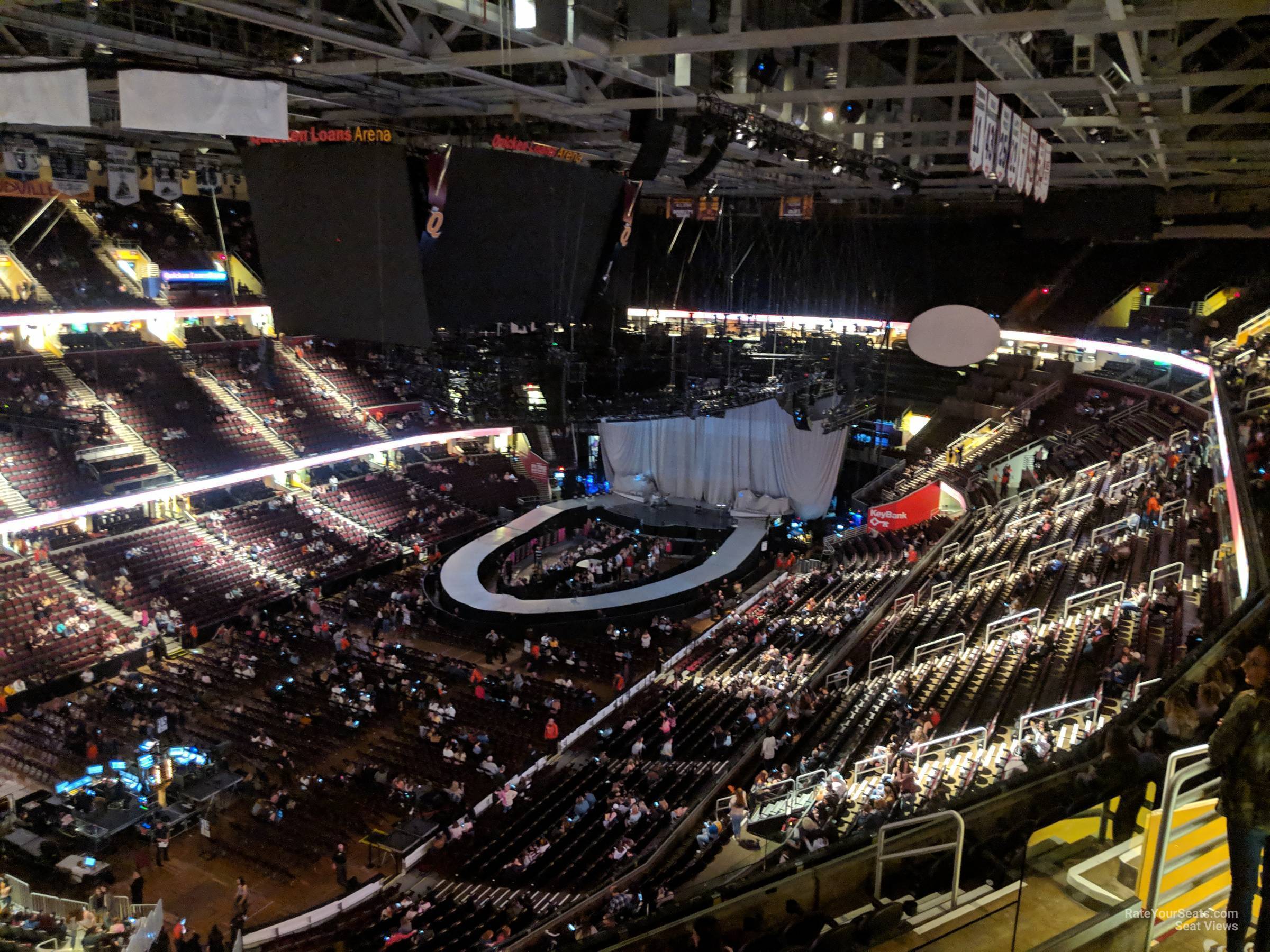 section 228, row 7 seat view  for concert - rocket mortgage fieldhouse
