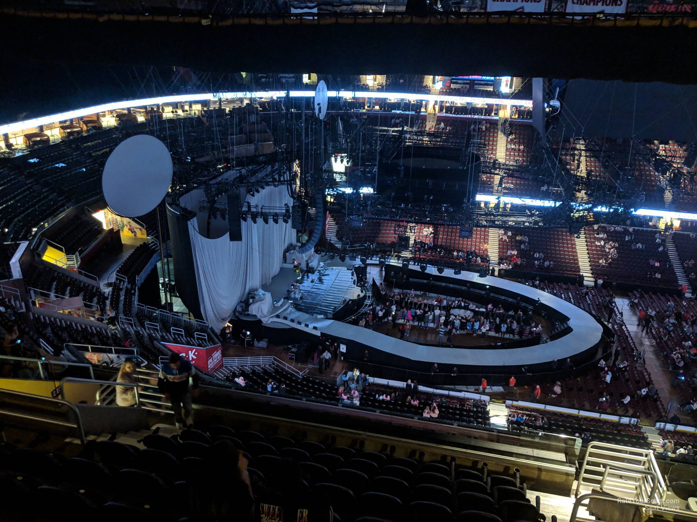section 211, row 15 seat view  for concert - rocket mortgage fieldhouse