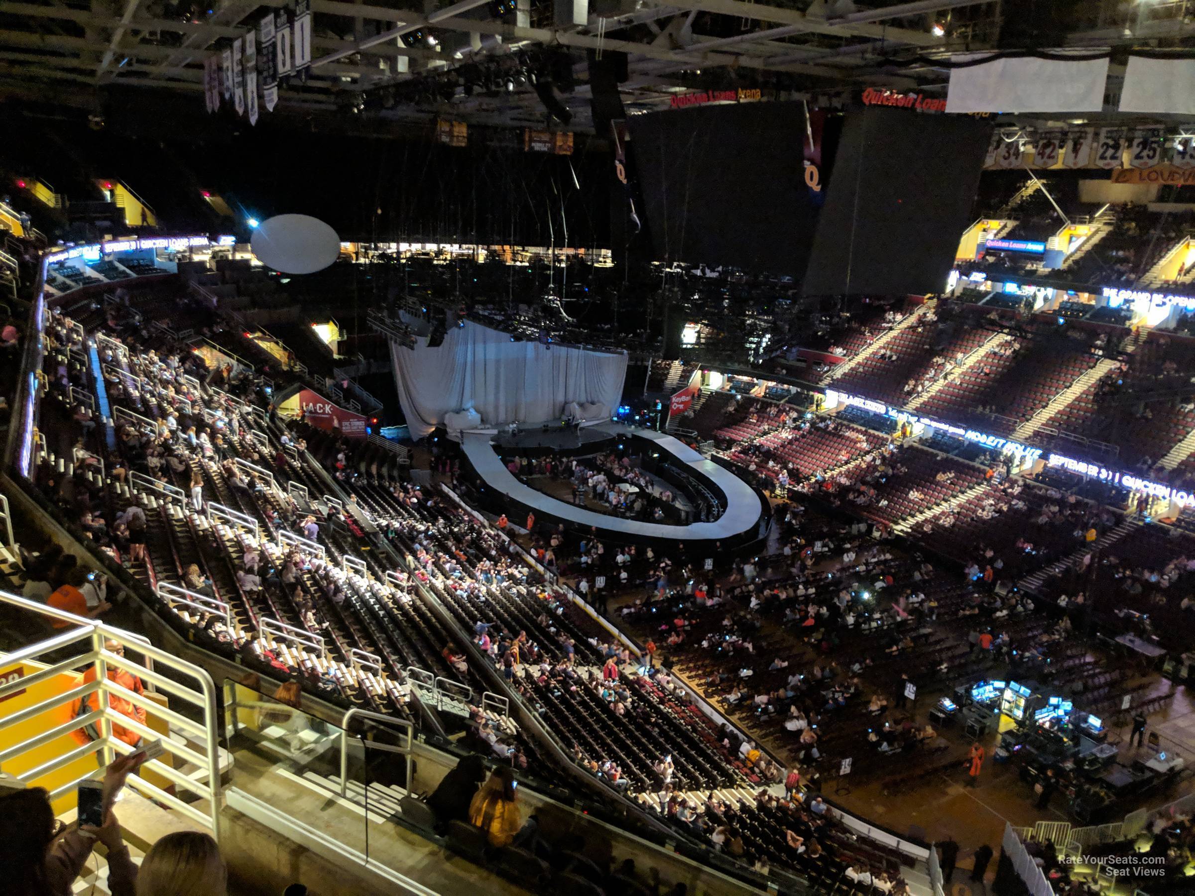 section 205, row 7 seat view  for concert - rocket mortgage fieldhouse