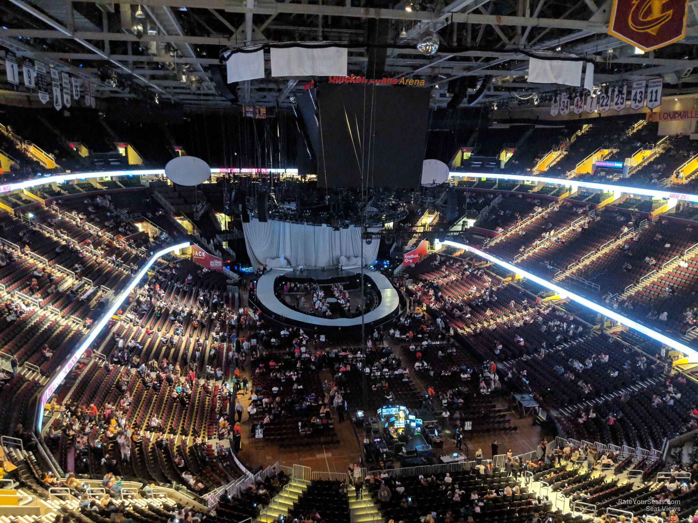 section 202, row 7 seat view  for concert - rocket mortgage fieldhouse