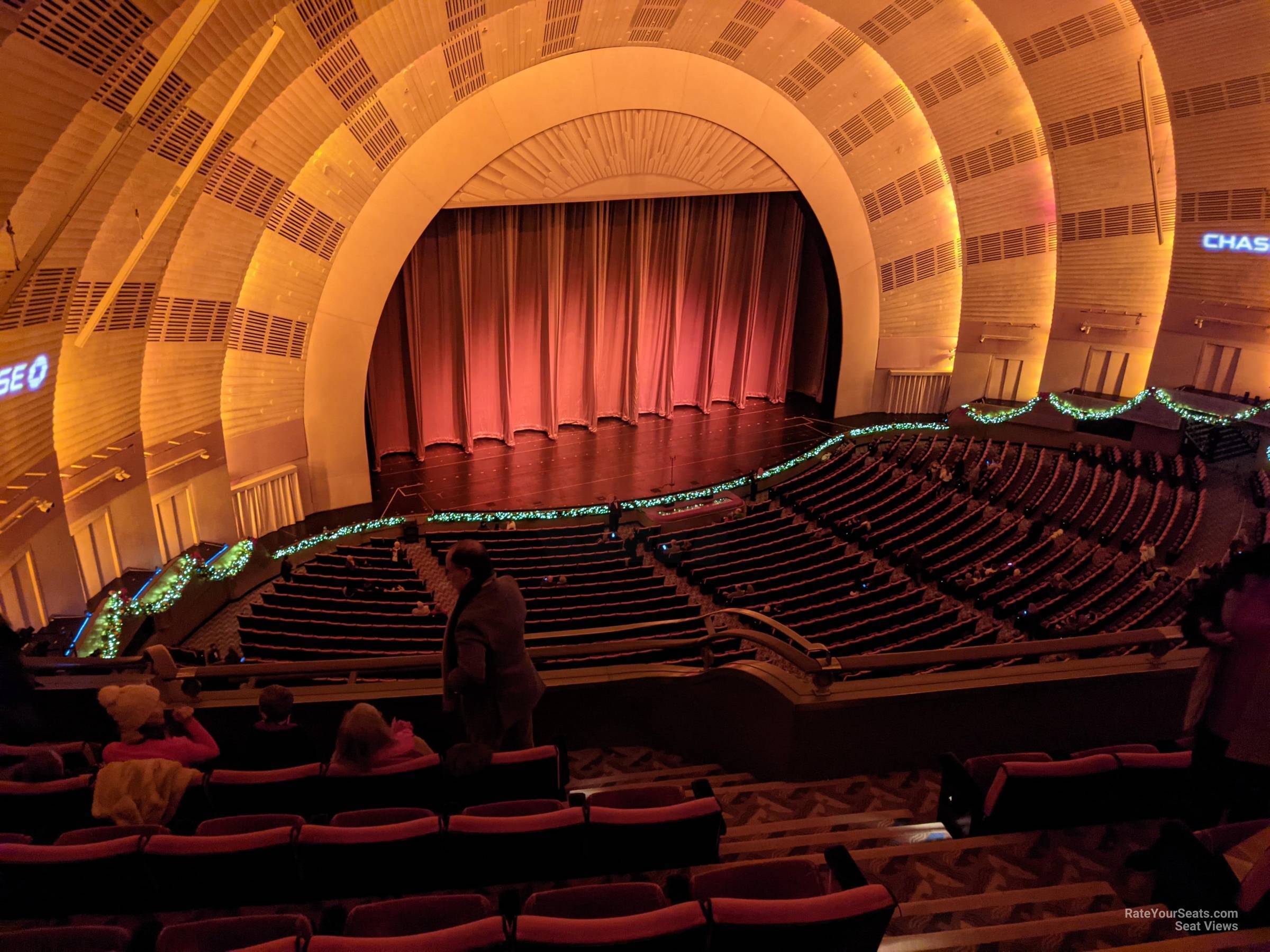 3rd mezzanine 1, row e seat view  - radio city music hall