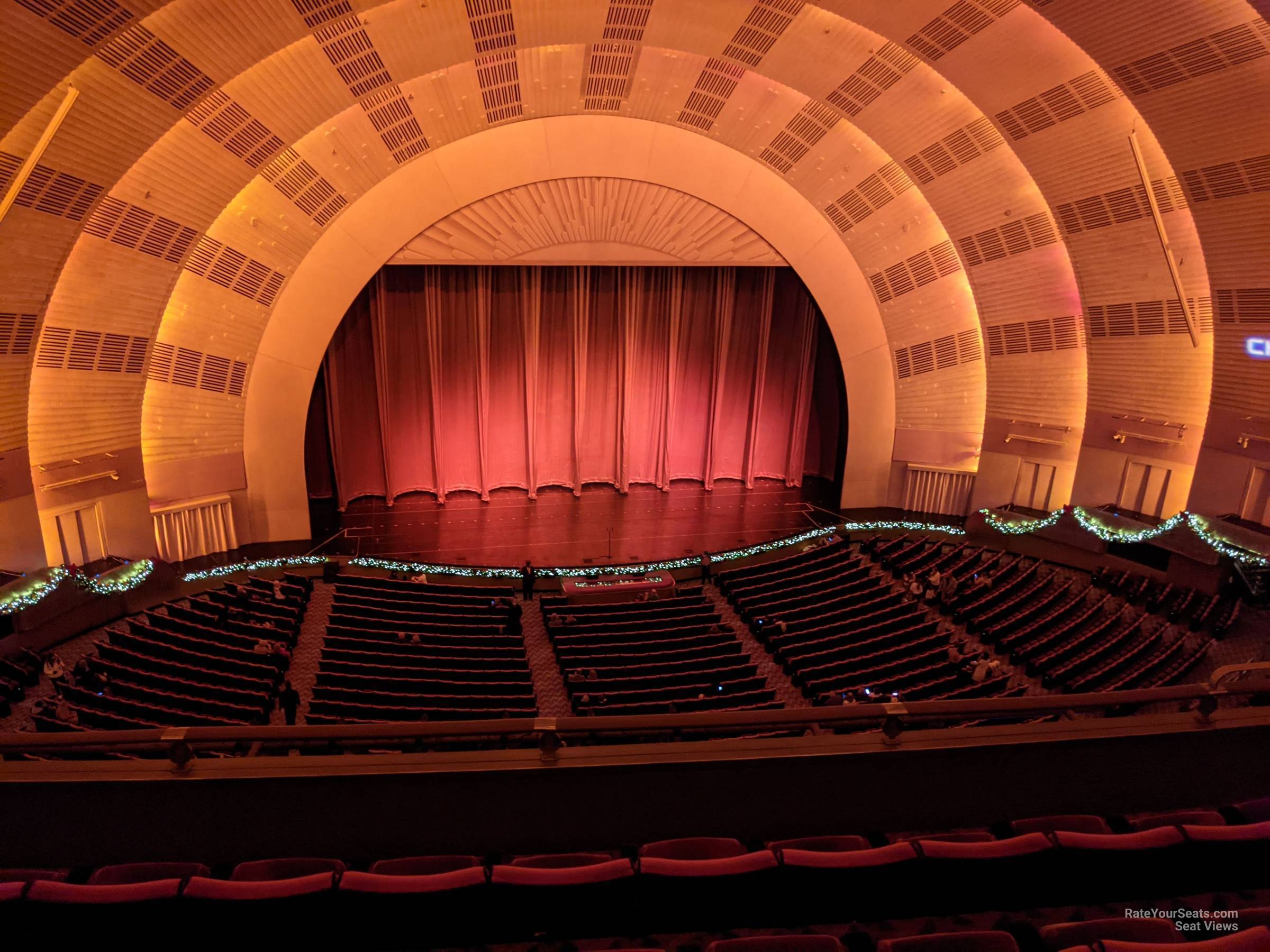 3rd mezzanine 3, row e seat view  - radio city music hall