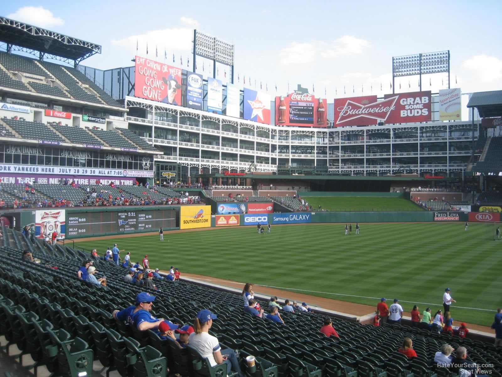 Globe Life Park Section 17 - RateYourSeats.com