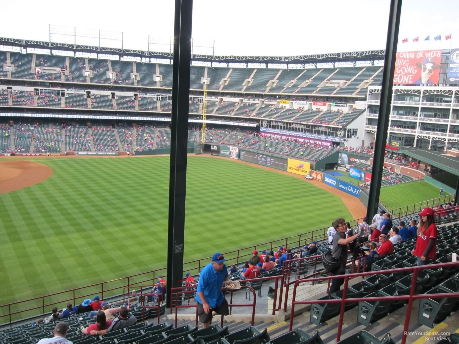 Rangers Seating Chart At Ballpark